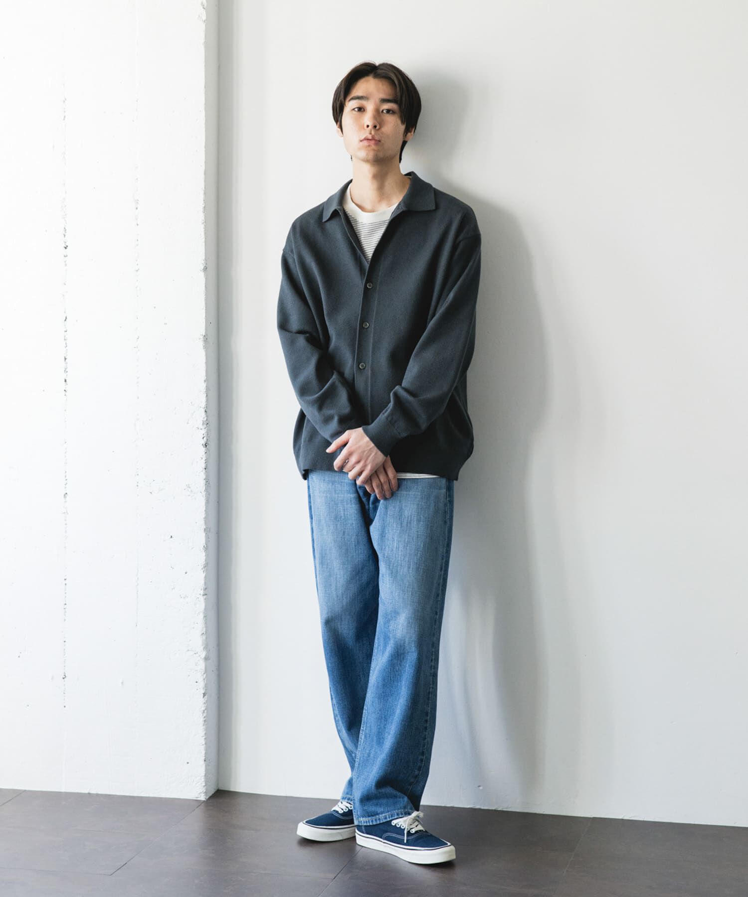 URBAN RESEARCH DOORS「『XLｻｲｽﾞ/WEB限定/仁村紗和さん着用』『UR TECH 200日ﾆｯﾄ』ｼｬﾂ ｶｰ」|カーディガン|