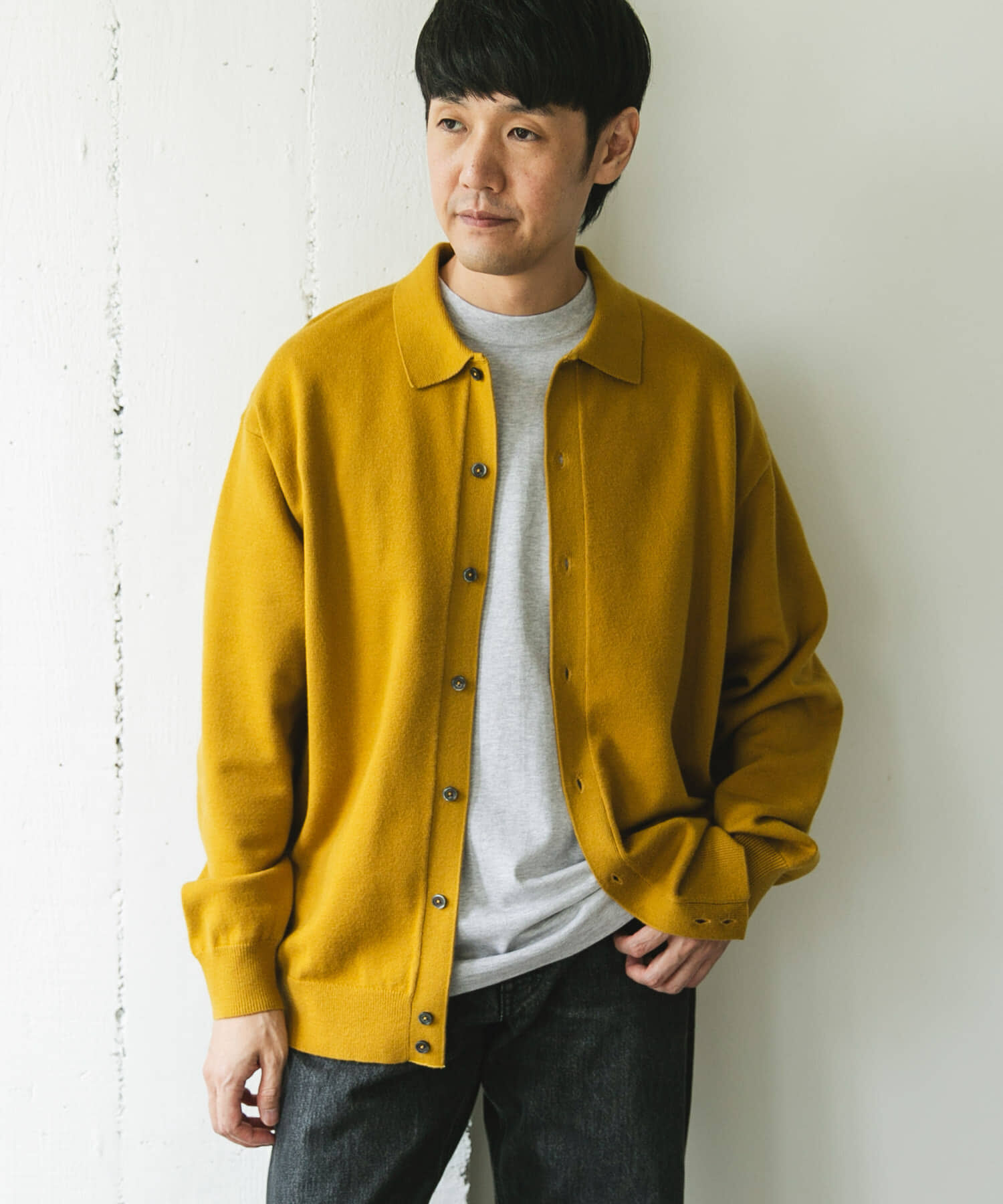 URBAN RESEARCH DOORS「『XLｻｲｽﾞ/WEB限定/仁村紗和さん着用』『UR TECH 200日ﾆｯﾄ』ｼｬﾂ ｶｰ」|カーディガン|