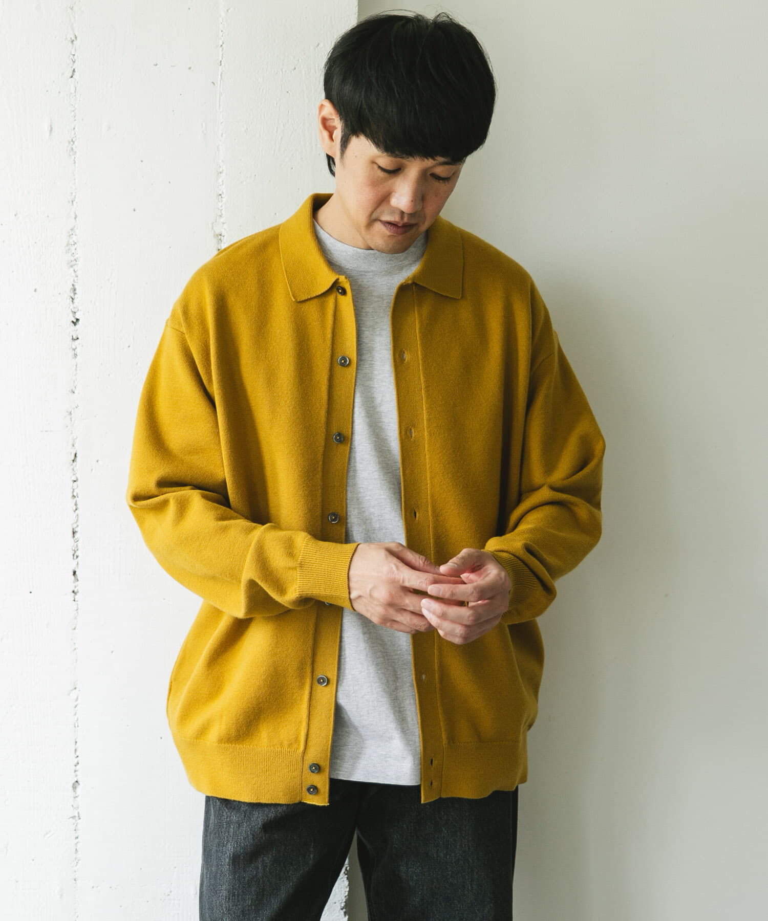 URBAN RESEARCH DOORS「『XLｻｲｽﾞ/WEB限定/仁村紗和さん着用』『UR TECH 200日ﾆｯﾄ』ｼｬﾂ ｶｰ」|カーディガン|