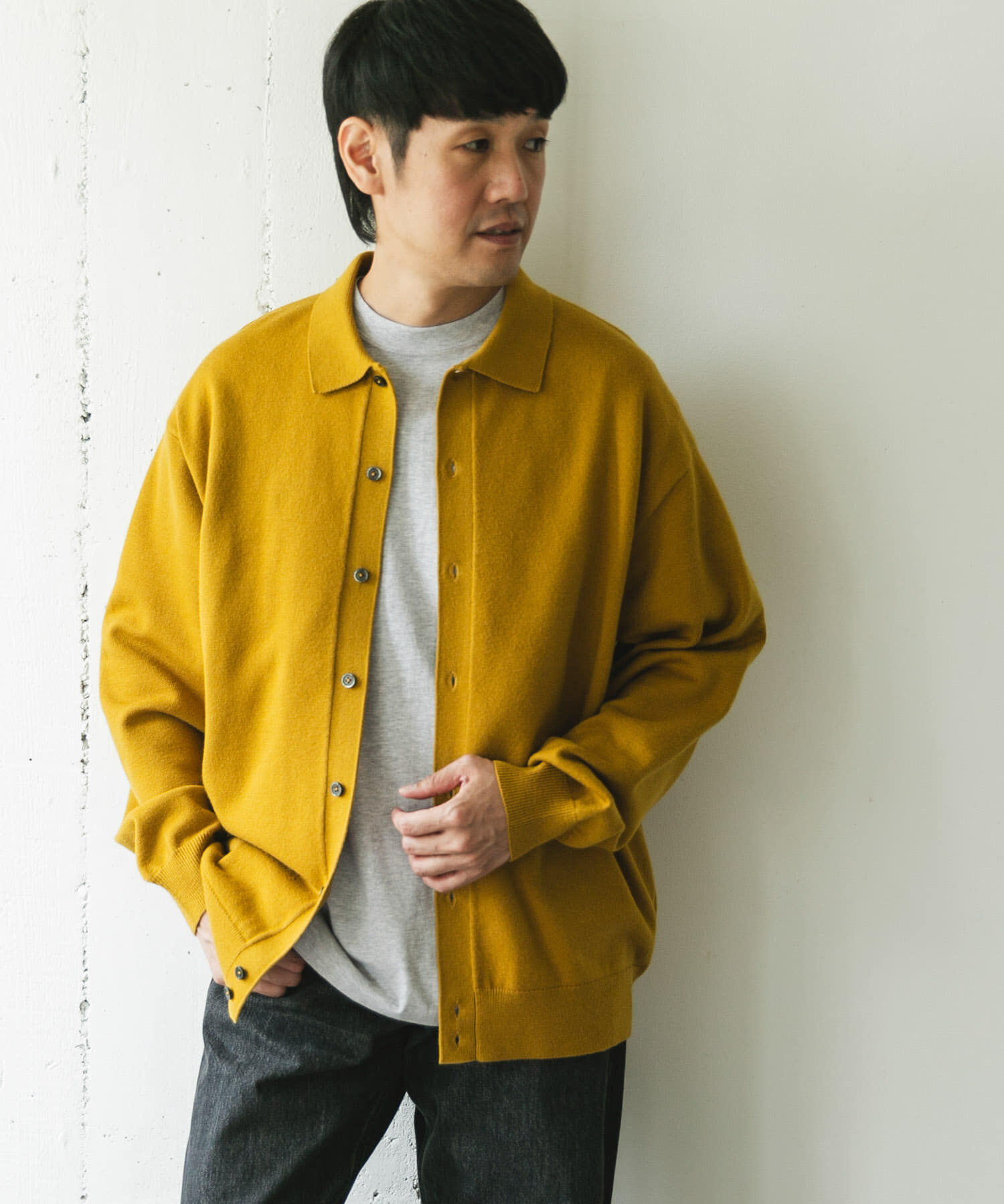 URBAN RESEARCH DOORS「『XLｻｲｽﾞ/WEB限定/仁村紗和さん着用』『UR TECH 200日ﾆｯﾄ』ｼｬﾂ ｶｰ」|カーディガン|