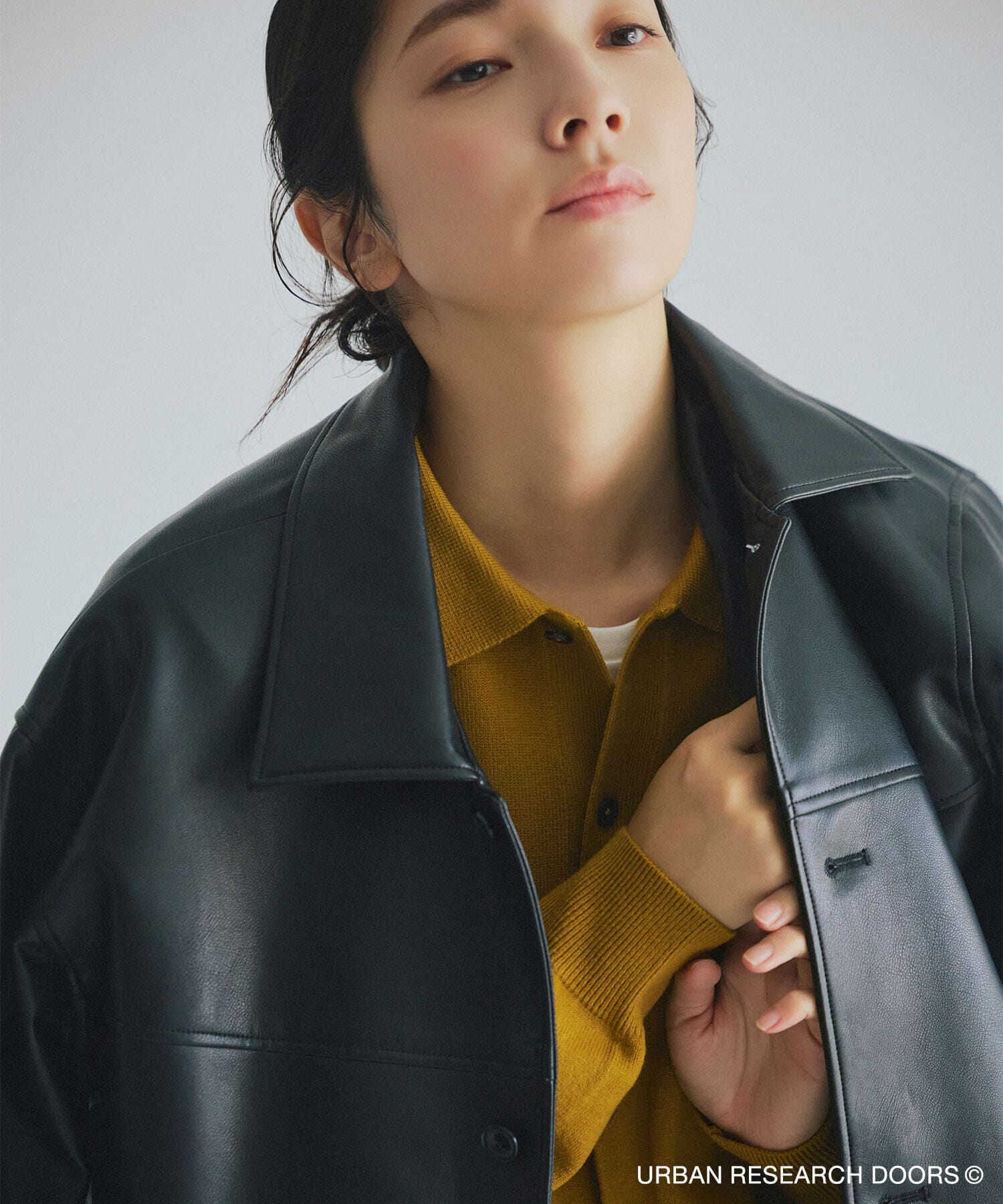 URBAN RESEARCH DOORS「『XLｻｲｽﾞ/WEB限定/仁村紗和さん着用』『UR TECH 200日ﾆｯﾄ』ｼｬﾂ ｶｰ」|カーディガン|