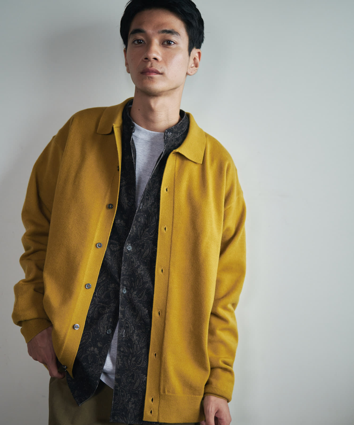 URBAN RESEARCH DOORS「『XLｻｲｽﾞ/WEB限定/仁村紗和さん着用』『UR TECH 200日ﾆｯﾄ』ｼｬﾂ ｶｰ」|カーディガン|