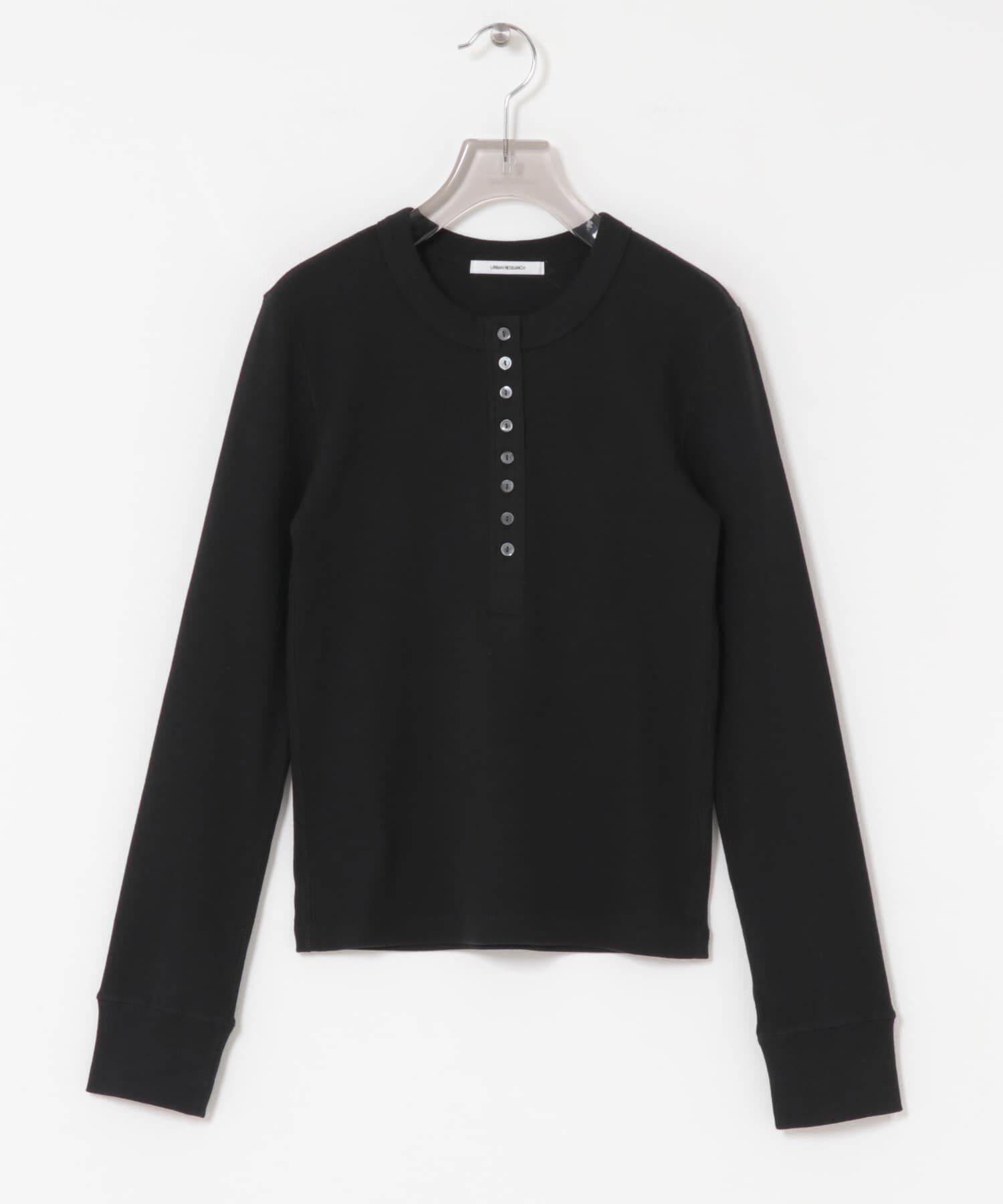 URBAN RESEARCH「ヘンリーネックリブカットソー」|Tシャツ・カットソー|
