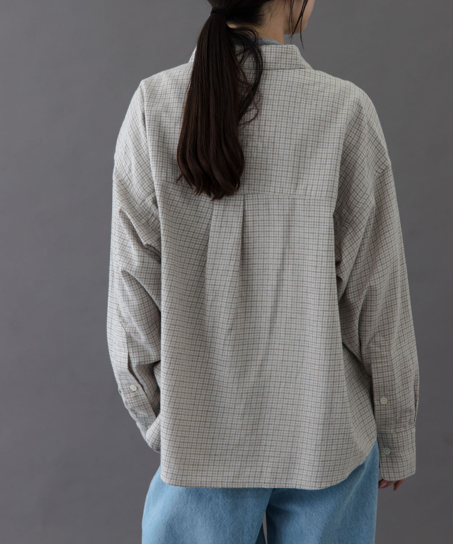 URBAN RESEARCH DOORS「FORK&SPOON　ネルチェックシャツ」|シャツ・ブラウス|