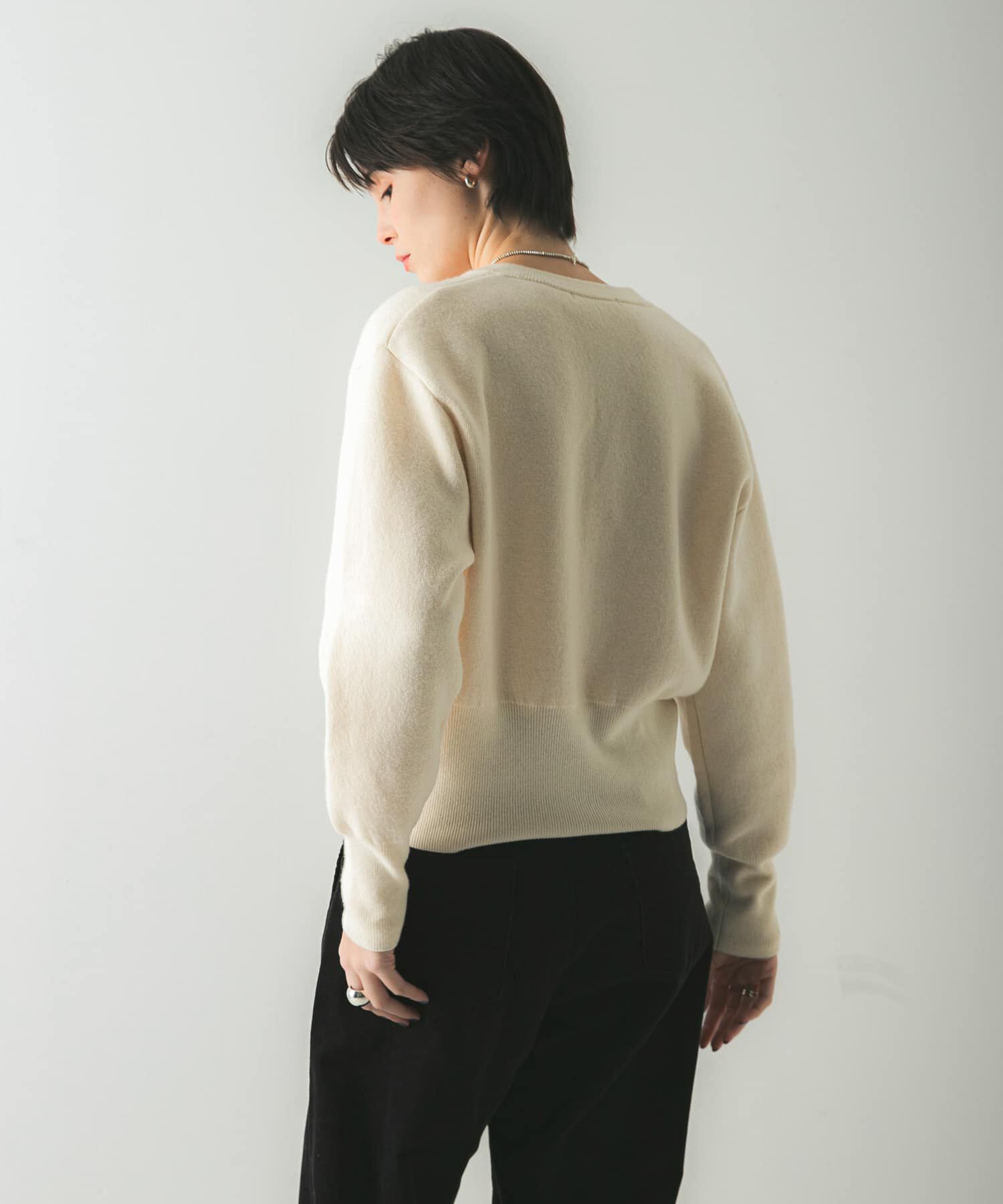 URBAN RESEARCH「ウールカシミヤショルダーパッドカーディガン」|カーディガン|