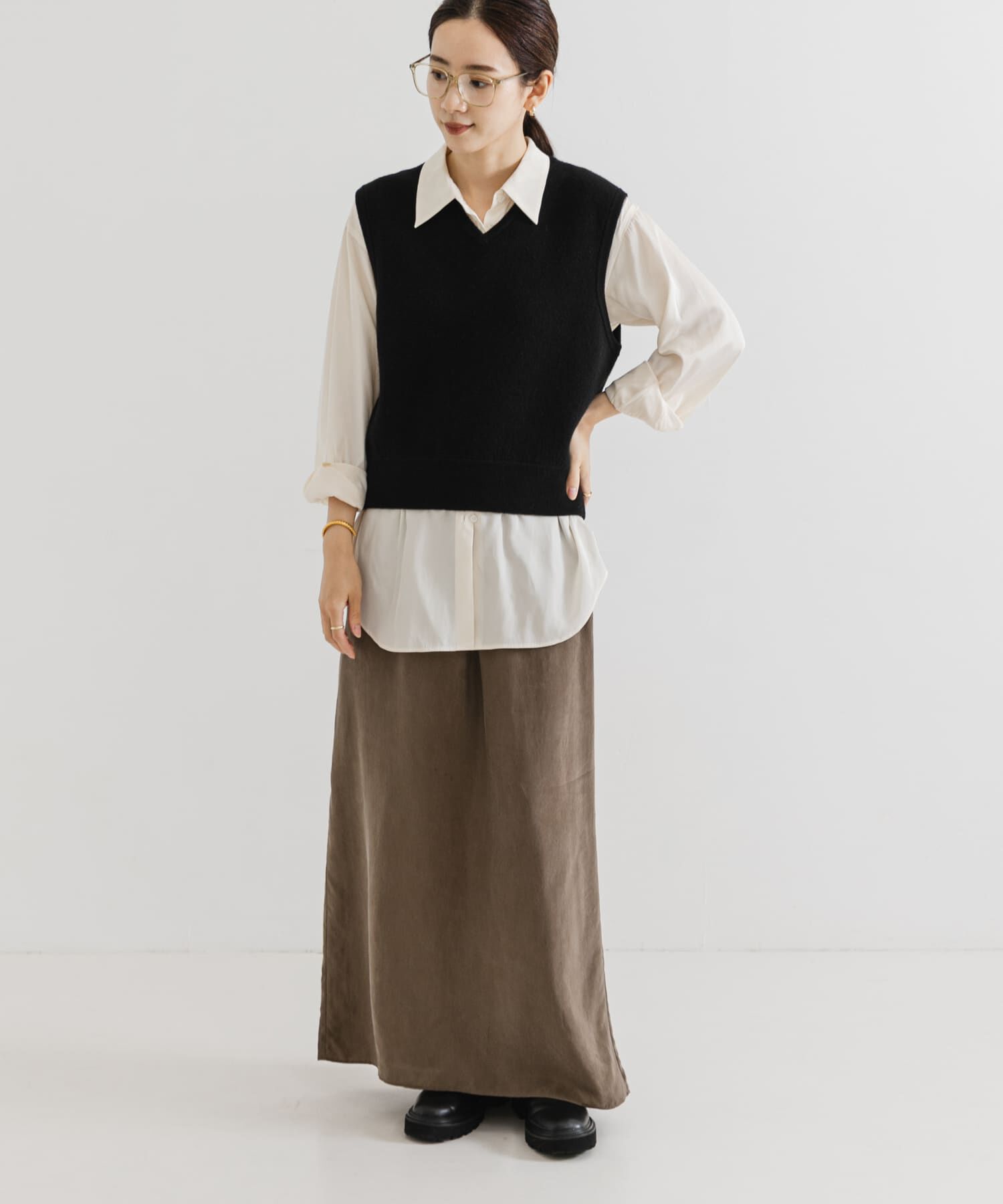 URBAN RESEARCH「ウールカシミヤVネックニットベスト」|ニット・セーター|