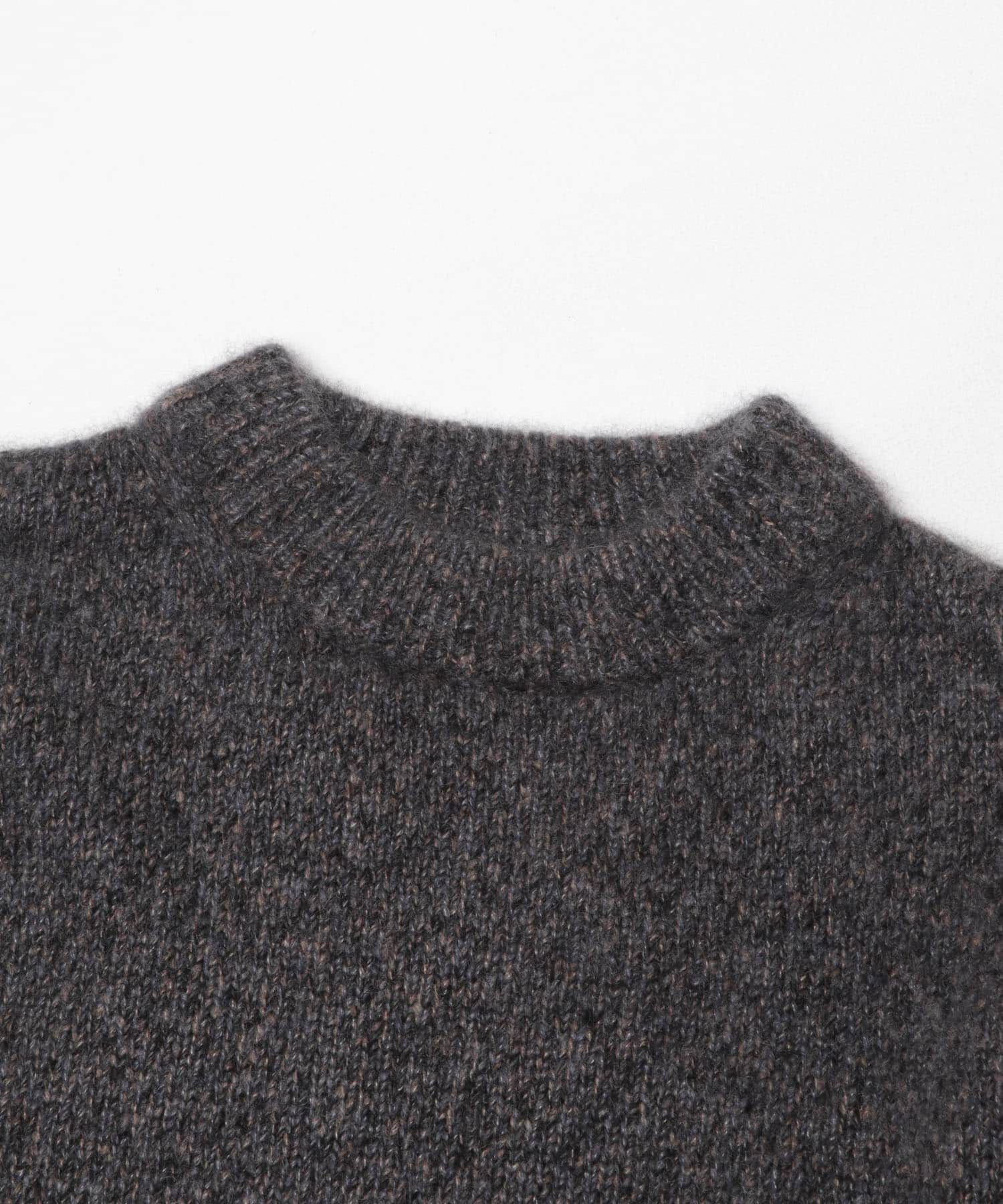 URBAN RESEARCH「new basic　CASHMERE SILK MOULINE CREW-NECK KNIT」|ニット・セーター|