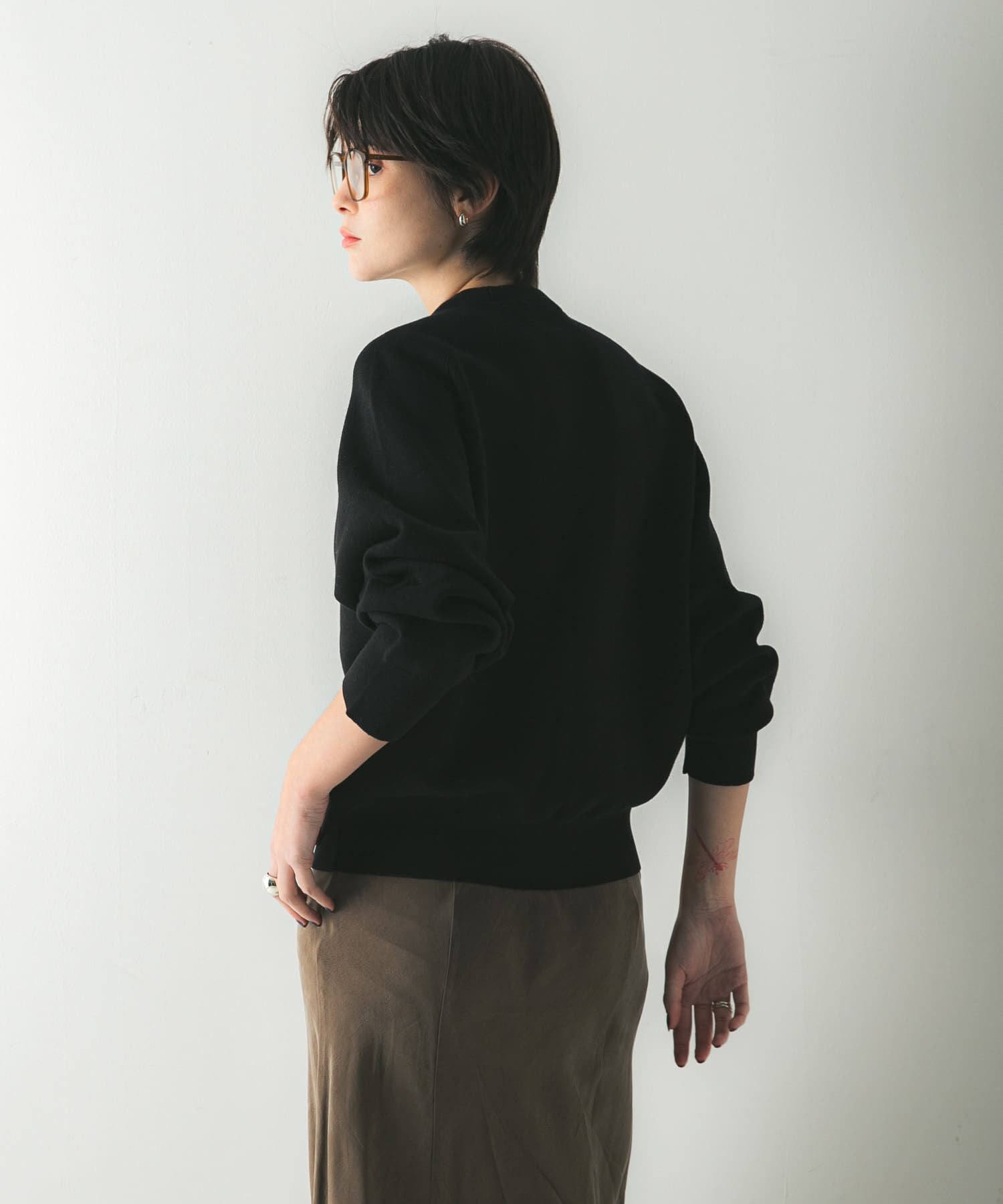 URBAN RESEARCH「コットンカシミヤスウェットニット」|ニット・セーター|