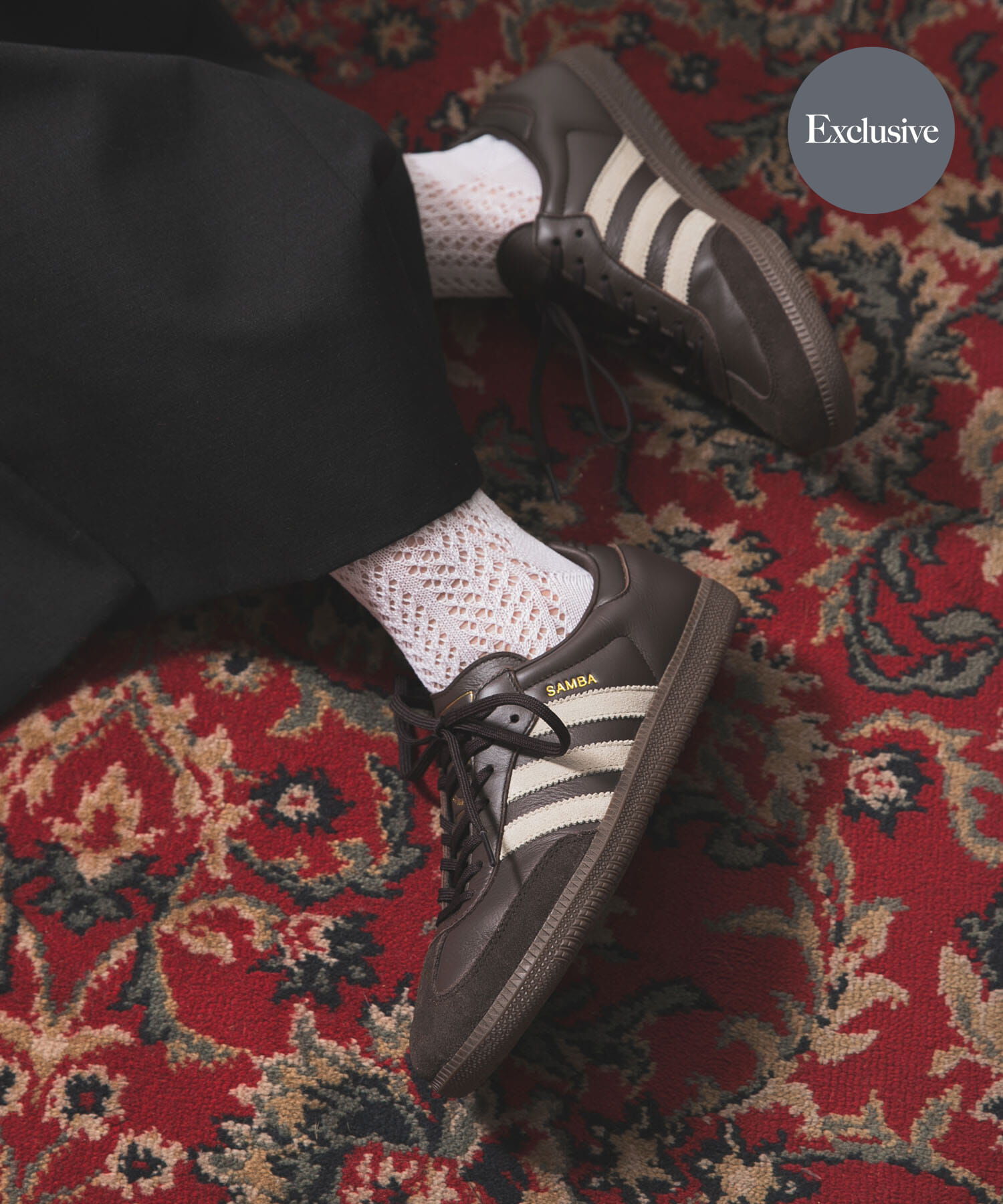 URBAN RESEARCH「『23-25.5サイズ』『別注』adidas&times;UR　SAMBA OG」|スニーカー|ダークブラウン