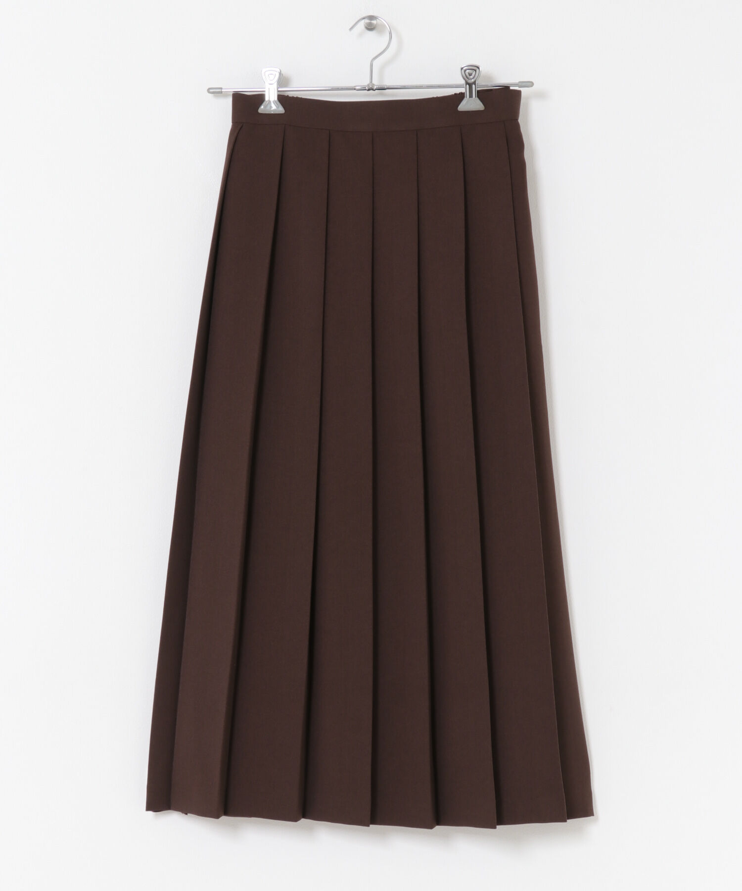 URBAN RESEARCH DOORS「『UR TECH SMOOTHLUXE』片ヒダプリーツスカート」|スカート|