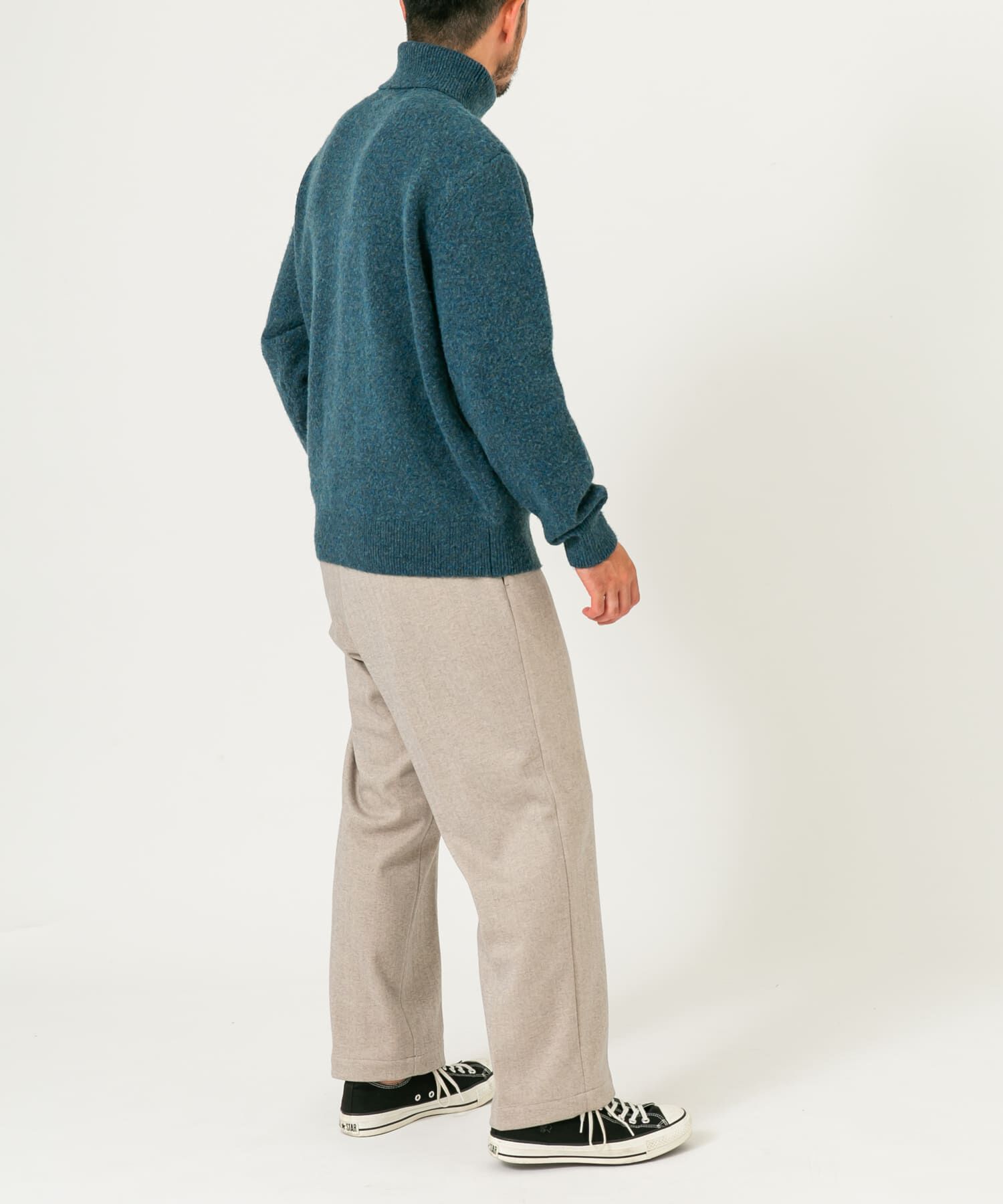 URBAN RESEARCH ROSSO「ブークレストレッチタートルニット」|ニット・セーター|