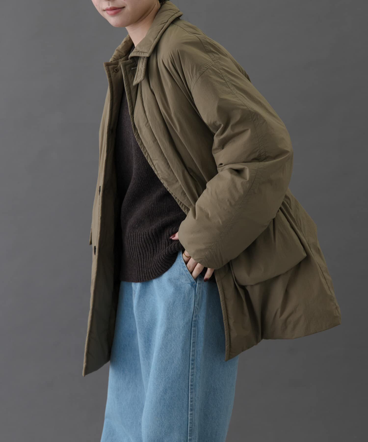 URBAN RESEARCH DOORS「FORK&SPOON　SORONAバルカラーコート」|ノーカラーコート|