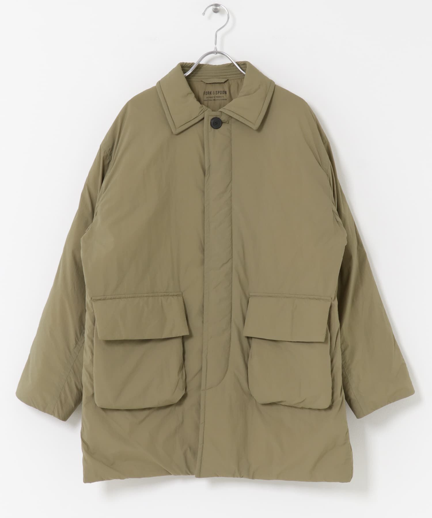 URBAN RESEARCH DOORS「FORK&SPOON　SORONAバルカラーコート」|ノーカラーコート|