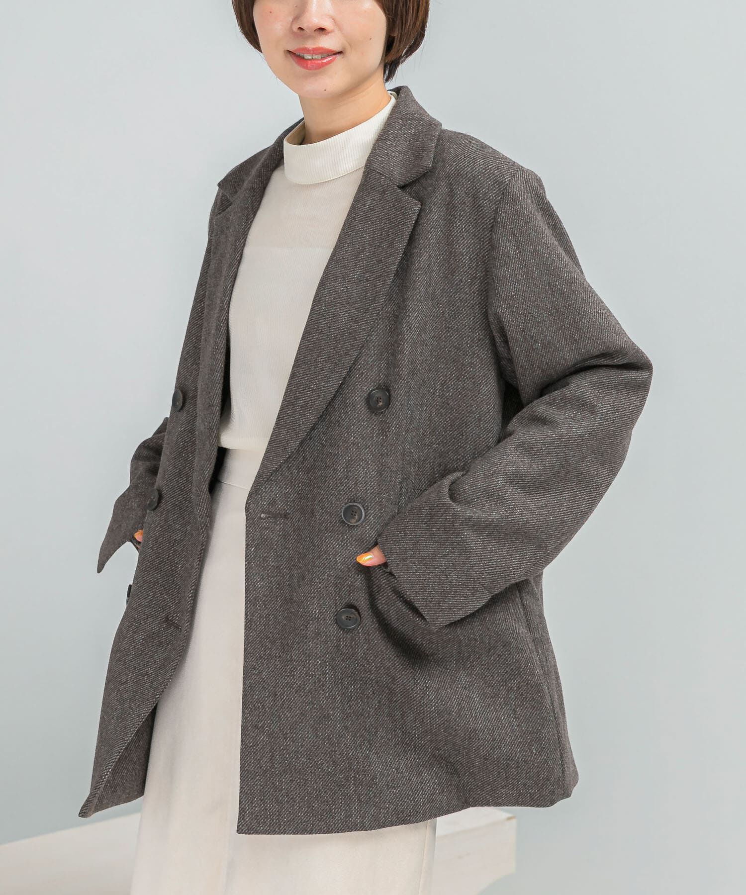 URBAN RESEARCH ROSSO「ウールツィードオーバージャケット」|その他|