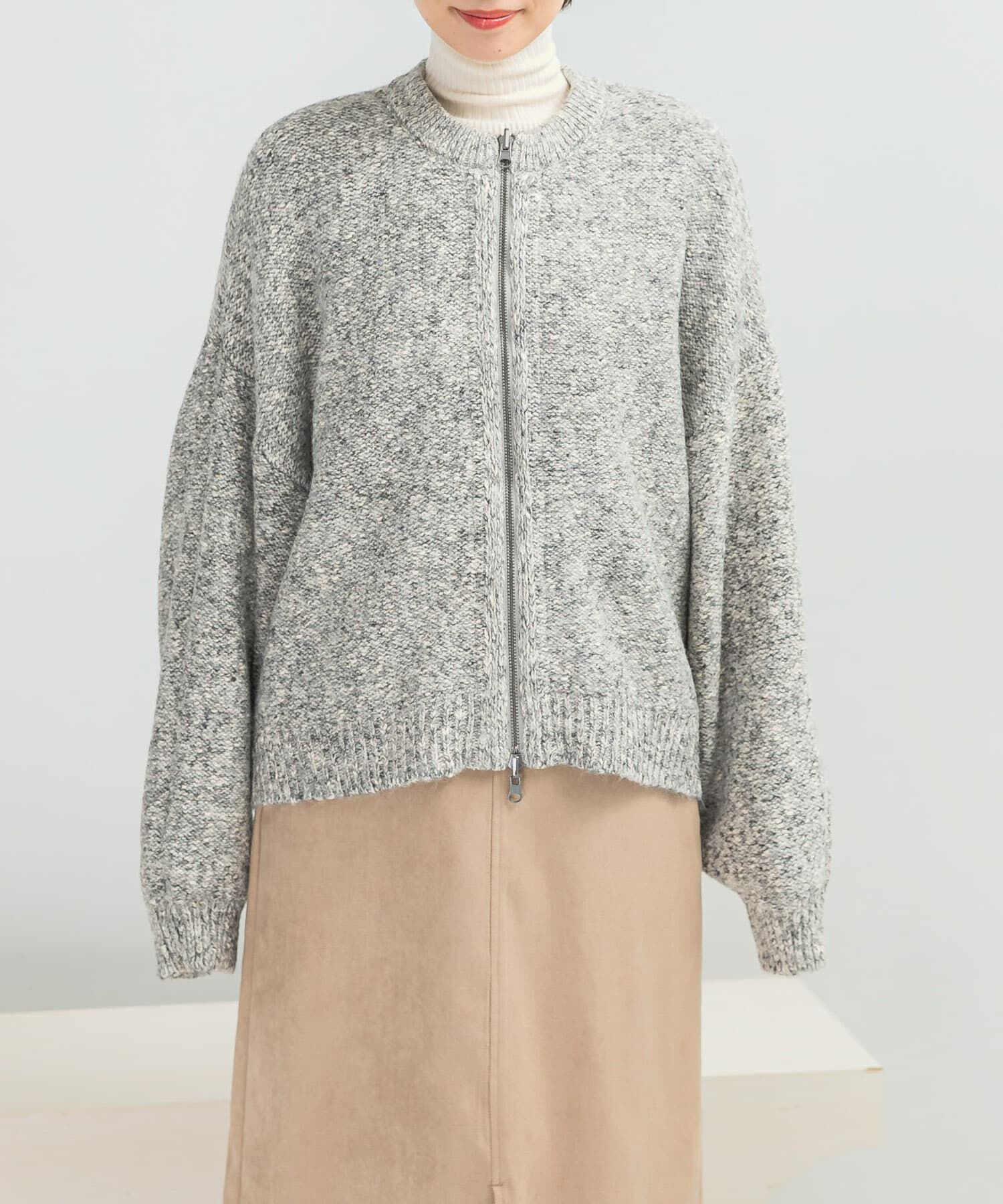 URBAN RESEARCH ROSSO「CHIGNON　リバーオーガンドッキングカーディガン」|カーディガン|