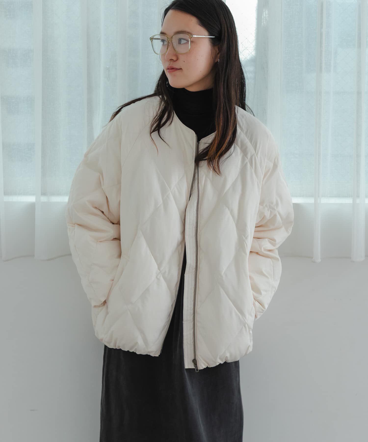 URBAN RESEARCH「『Sサイズ/WEB限定』コクーンキルティングダウン」|ダウン|