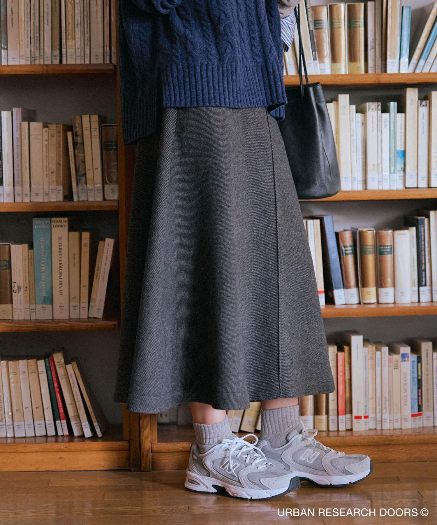 URBAN RESEARCH DOORS「『仁村紗和さん着用』『UR TECH』完声/暖フレアスカート」|スカート|