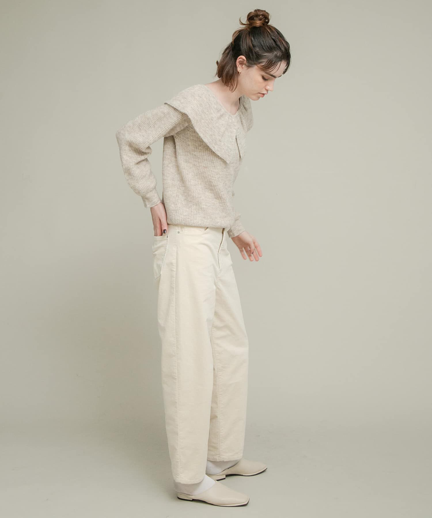 Sonny Label 「『WEB限定』フリルカラーアゼニット」|ニット・セーター|