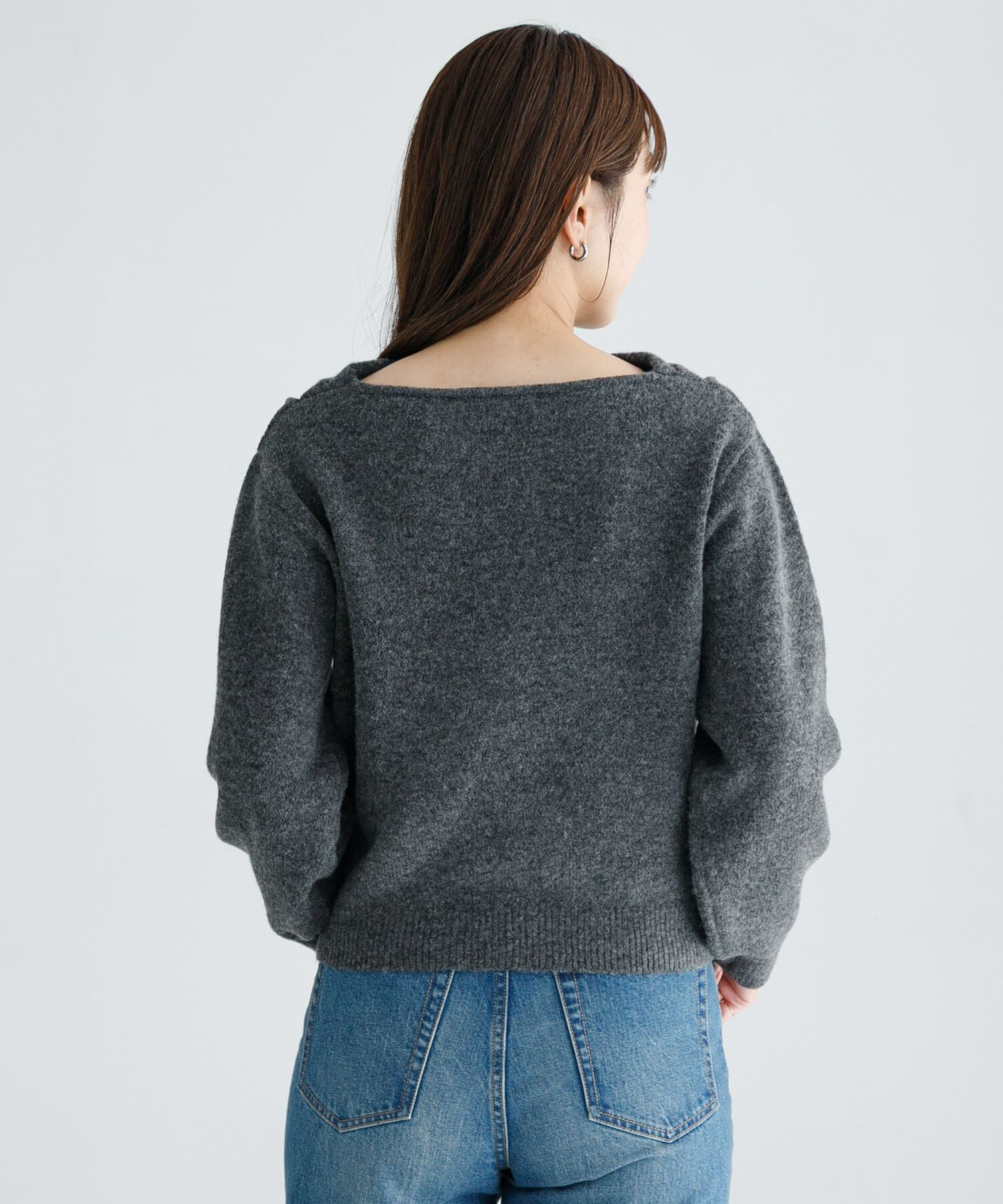 Sonny Label 「『WEB限定』ドレープニットプルオーバー」|ニット・セーター|