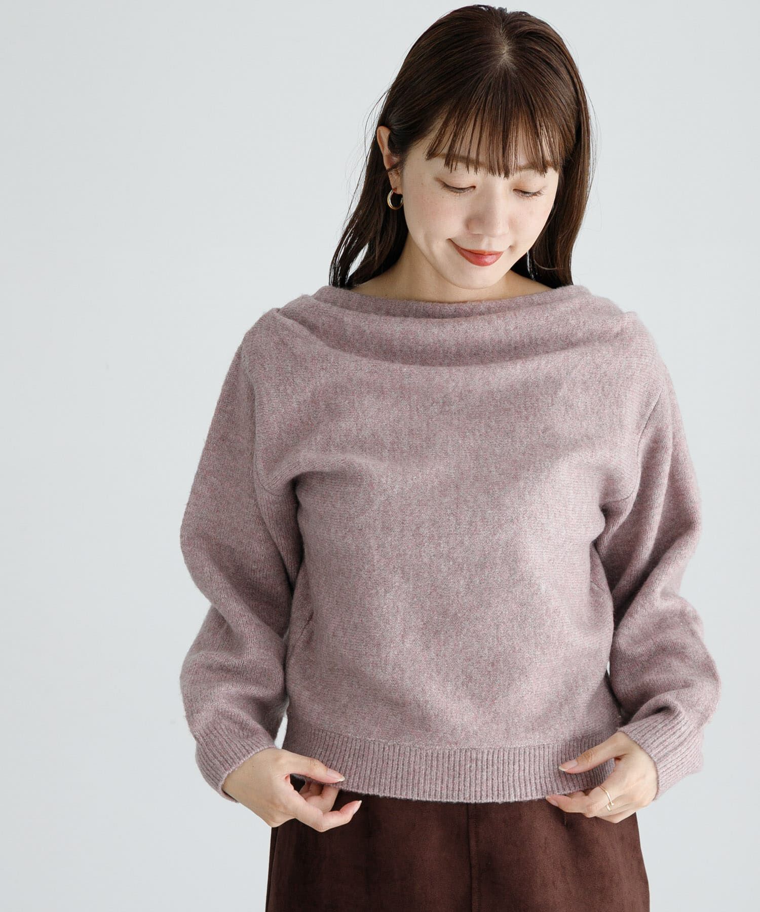 Sonny Label 「『WEB限定』ドレープニットプルオーバー」|ニット・セーター|