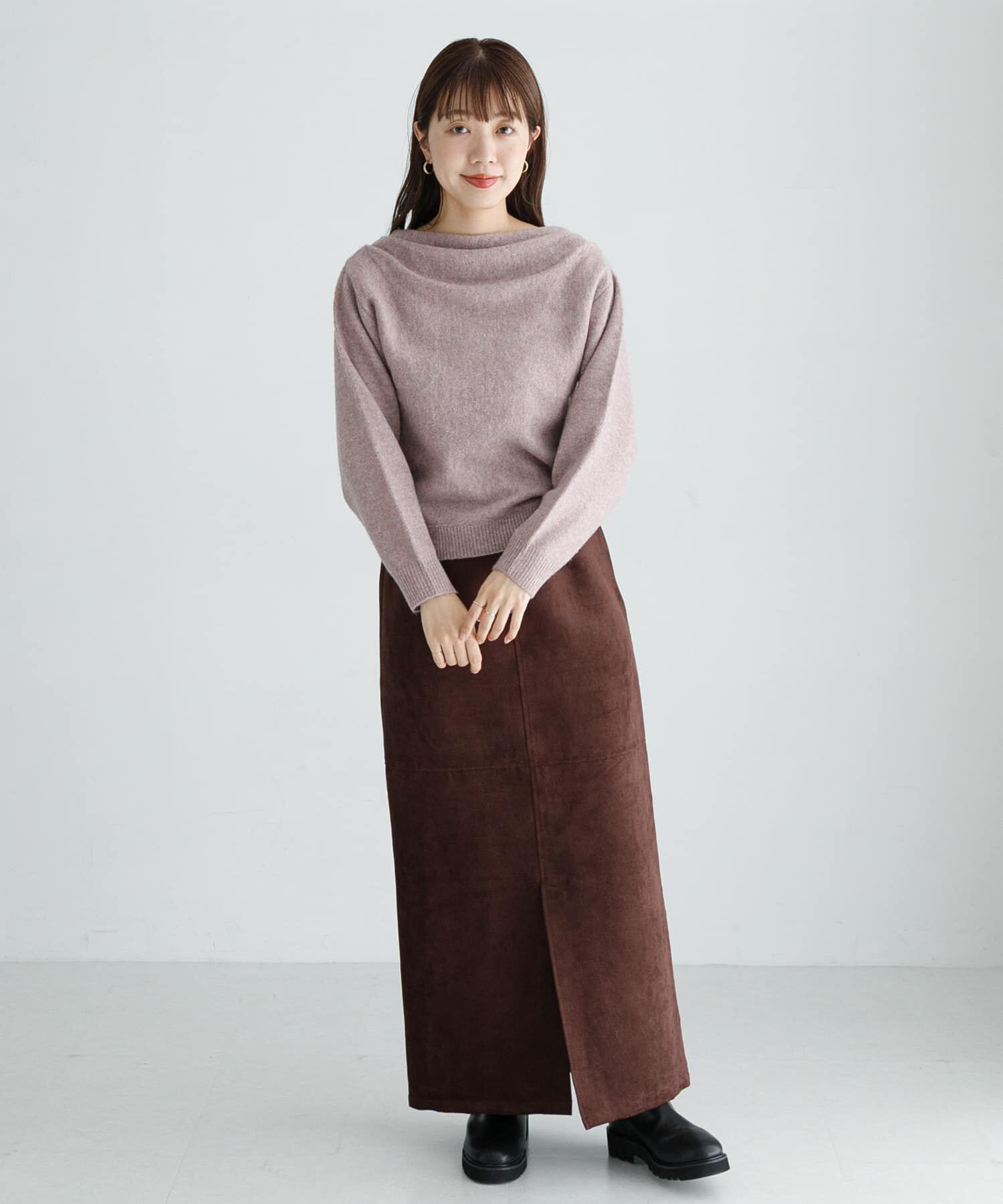 Sonny Label 「『WEB限定』ドレープニットプルオーバー」|ニット・セーター|