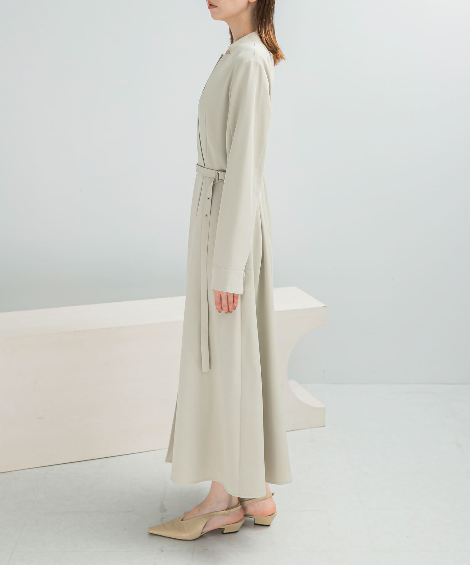 URBAN RESEARCH ROSSO「ベルトデザインカシュクールワンピース」|ワンピース|