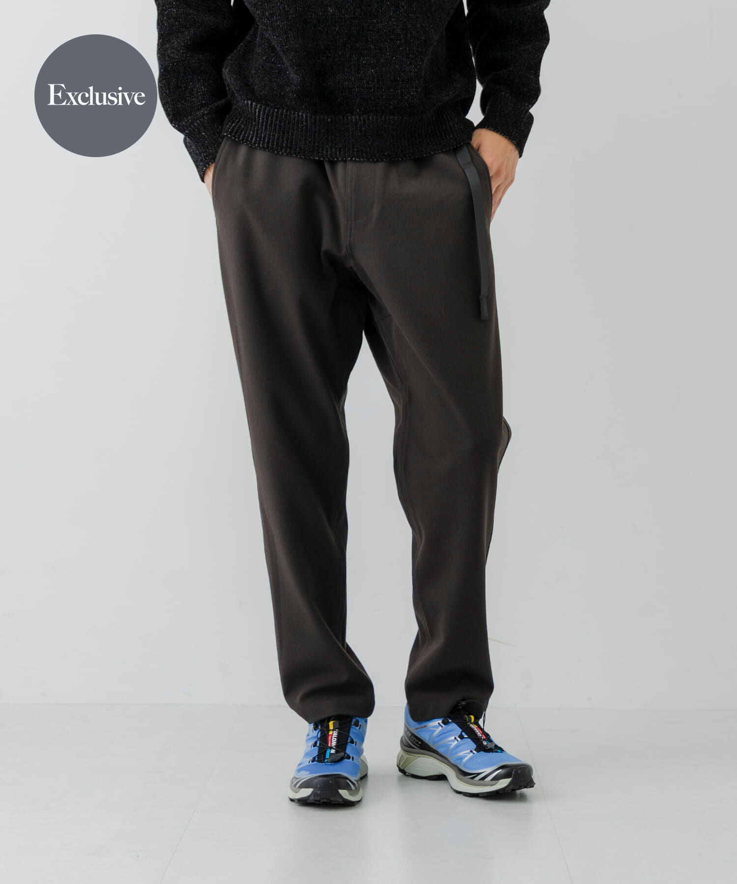 URBAN RESEARCH「『別注』Gramicci　WASHABLE WOOLLY PANTS」|その他|ブラウン