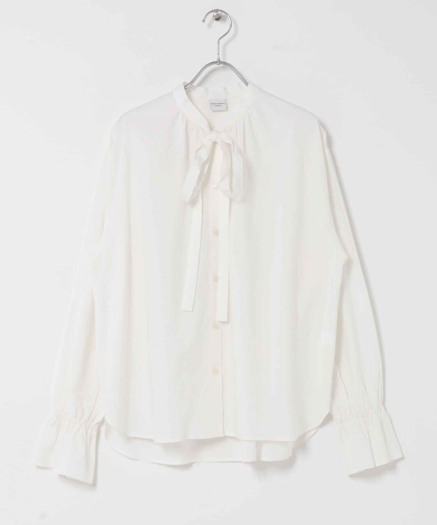 URBAN RESEARCH DOORS「コットンレーヨンリボンブラウス」|シャツ・ブラウス|