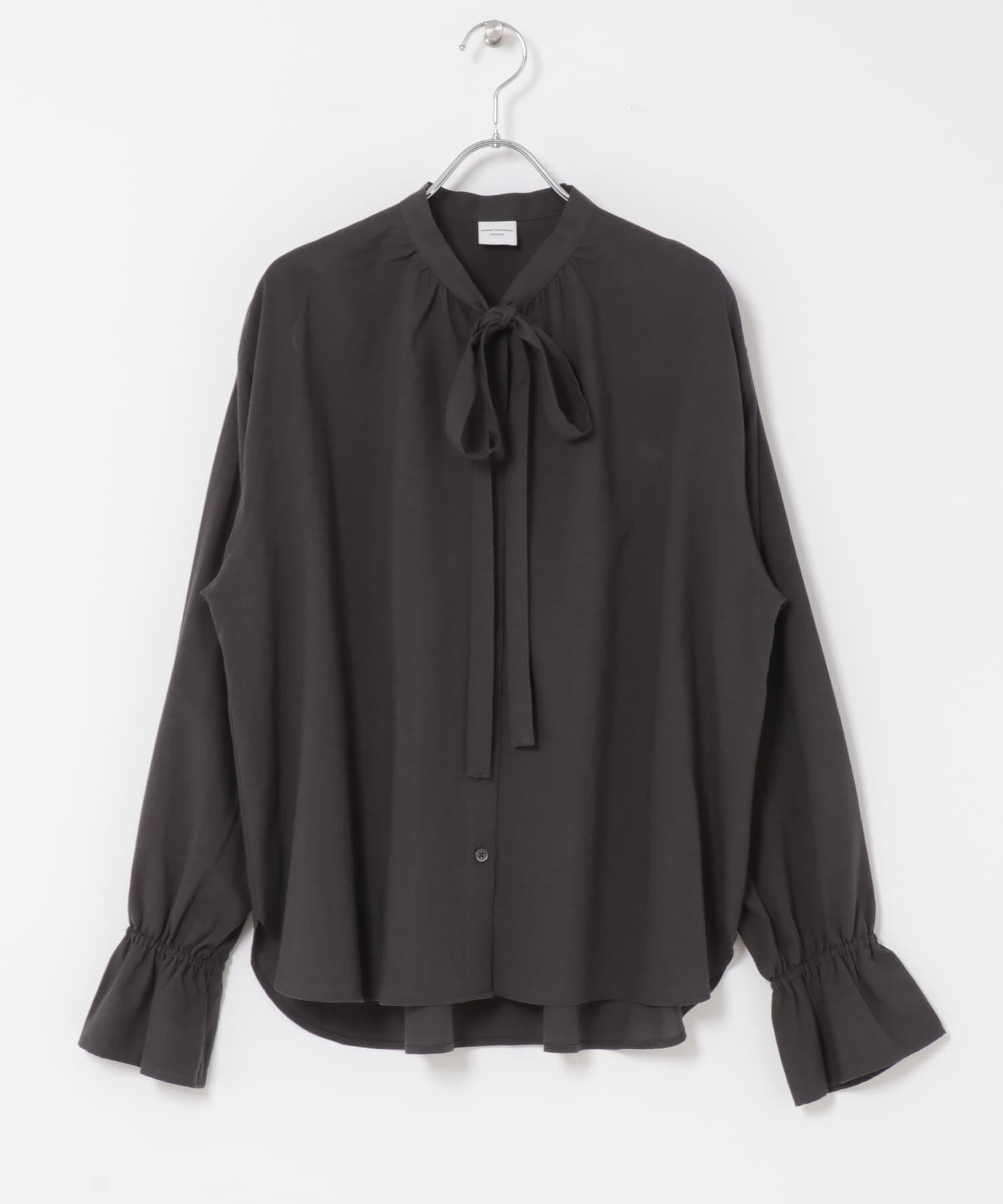 URBAN RESEARCH DOORS「コットンレーヨンリボンブラウス」|シャツ・ブラウス|