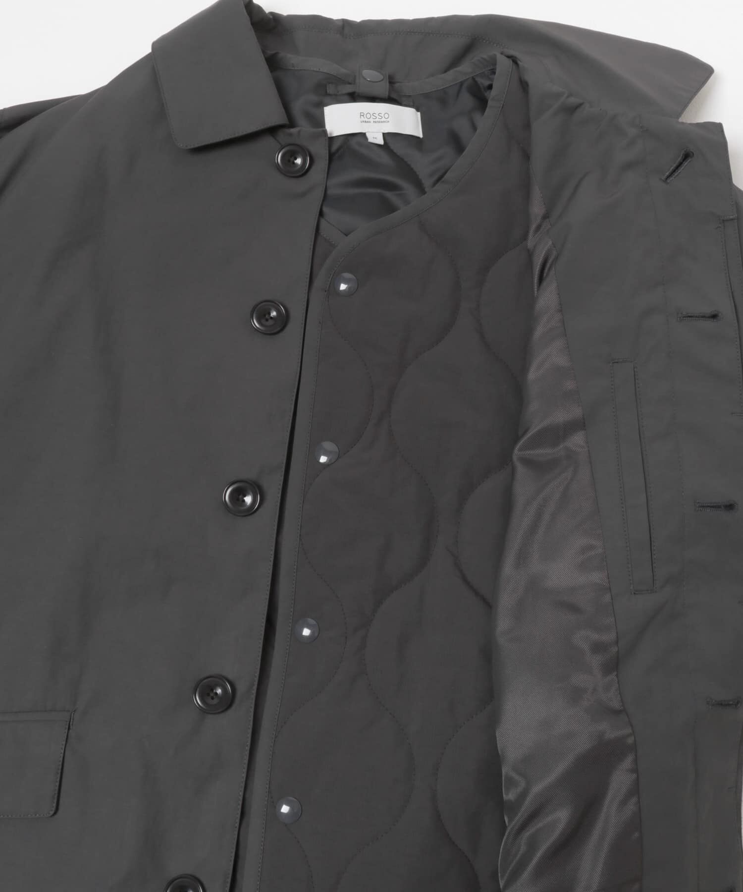 URBAN RESEARCH ROSSO「3WAYステンカラーハーフコート ライナーセット」|ステンカラーコート|