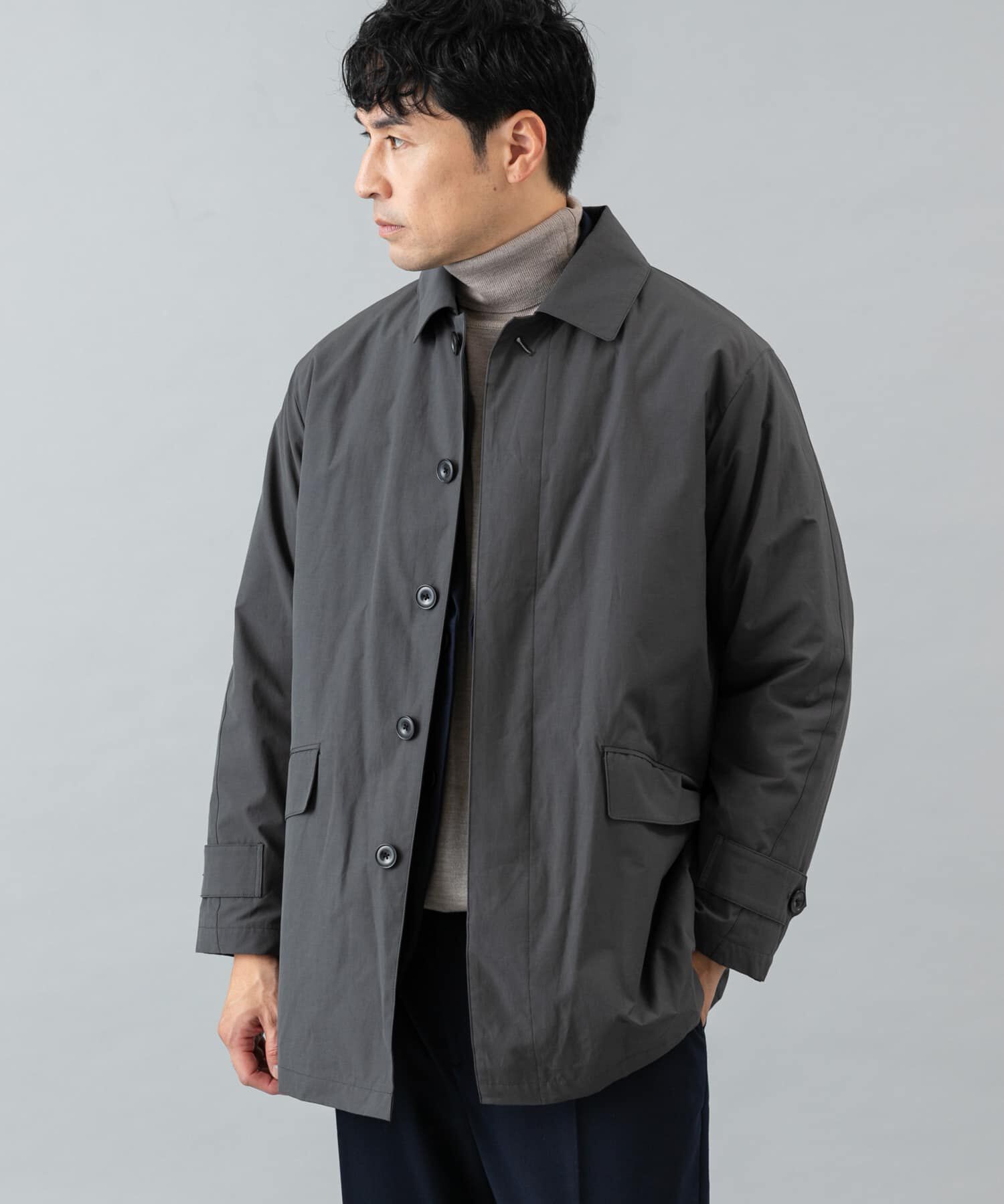 URBAN RESEARCH ROSSO「3WAYステンカラーハーフコート ライナーセット」|ステンカラーコート|