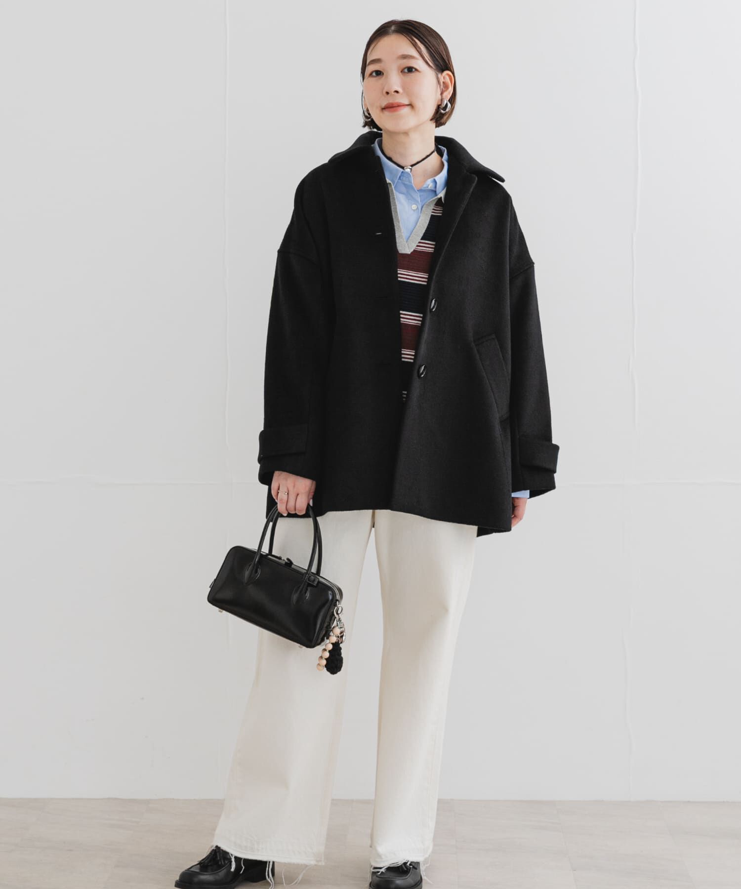 URBAN RESEARCH ROSSO「F by ROSSO　『UR TECH』ビーバーテントラインコート」|ステンカラーコート|