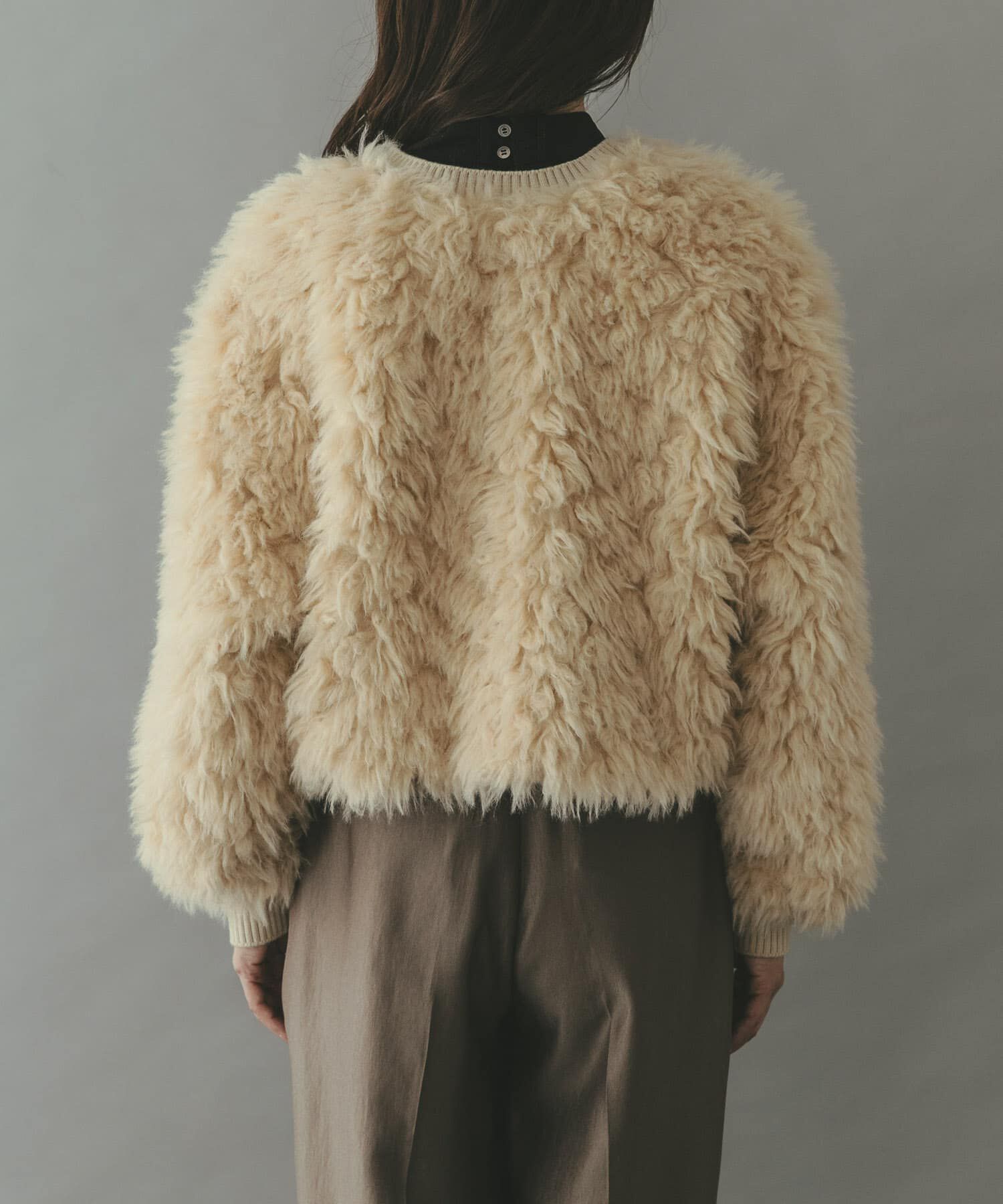 URBAN RESEARCH ROSSO「THINK FUR　2Way Fur Knit Tops」|ニット・セーター|