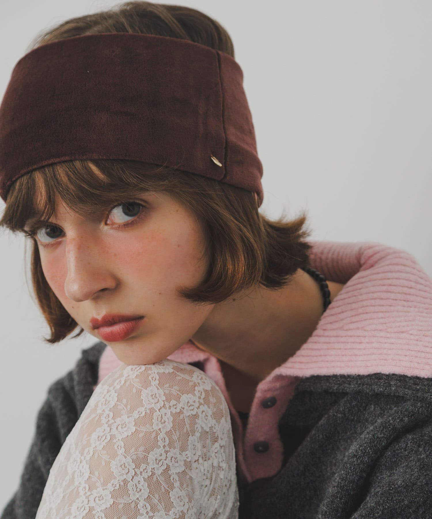 SMELLY「ベロアワイドヘアバンド」|ヘアバンド|