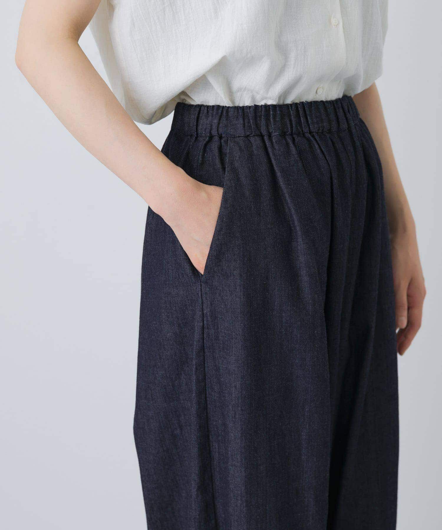 かぐれ「デニムボリュームパンツ」|デニム|