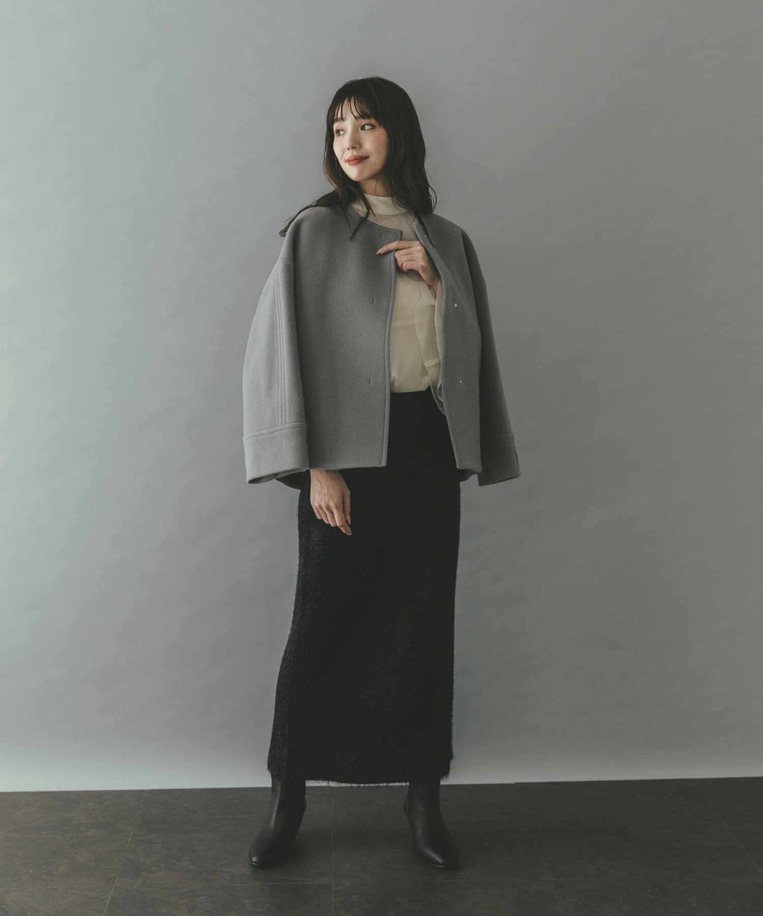 URBAN RESEARCH ROSSO「ラメシャギーニットスカート」|スカート|