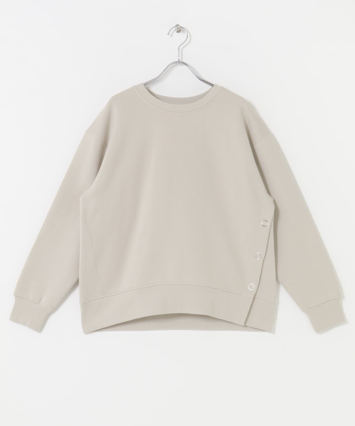 URBAN RESEARCH DOORS「『一部WEB限定カラー』『UR TECH』裏起毛サイド釦スウェット」|スウェット・ジャージ|