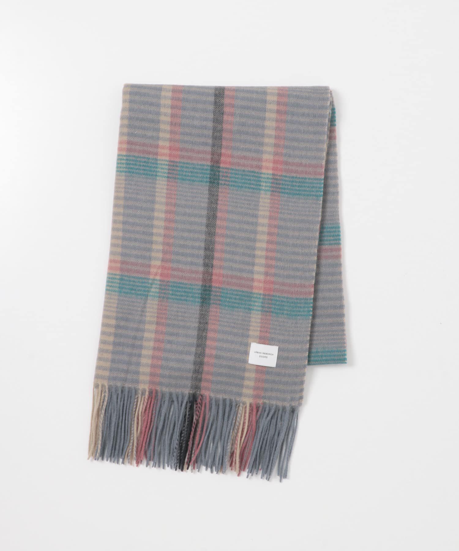 URBAN RESEARCH DOORS「ウールチェックストール」|ストール|