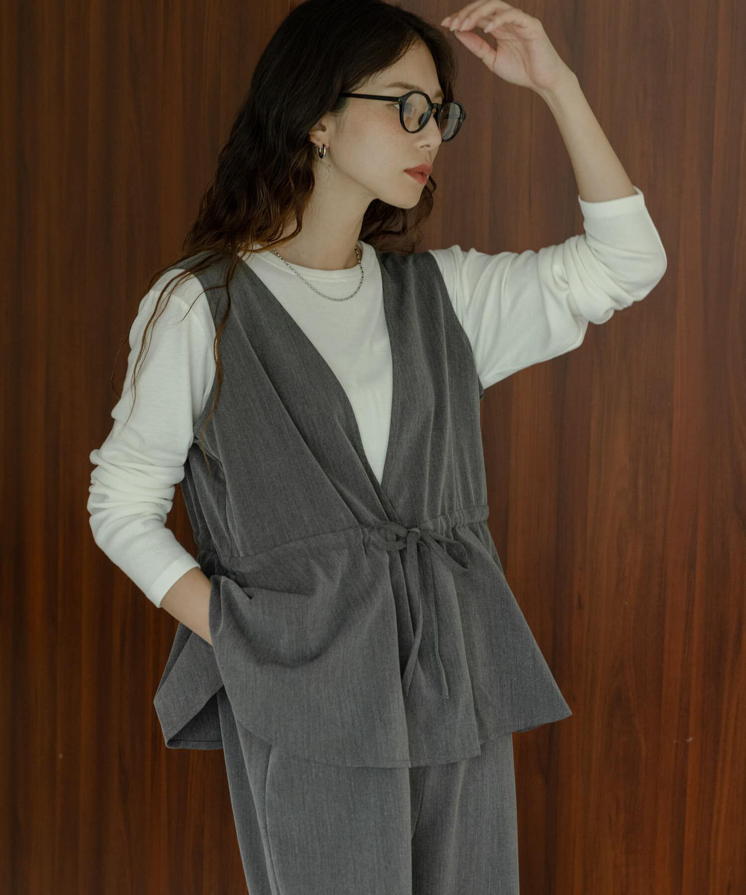 Sonny Label 「ペプラムオールインワン」|オールインワン|