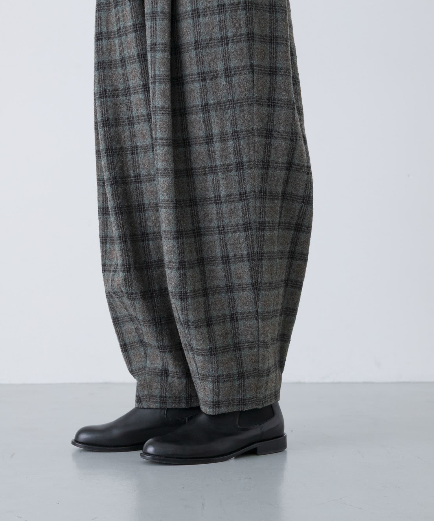 かぐれ「ウールコットンチェックパンツ」|その他|