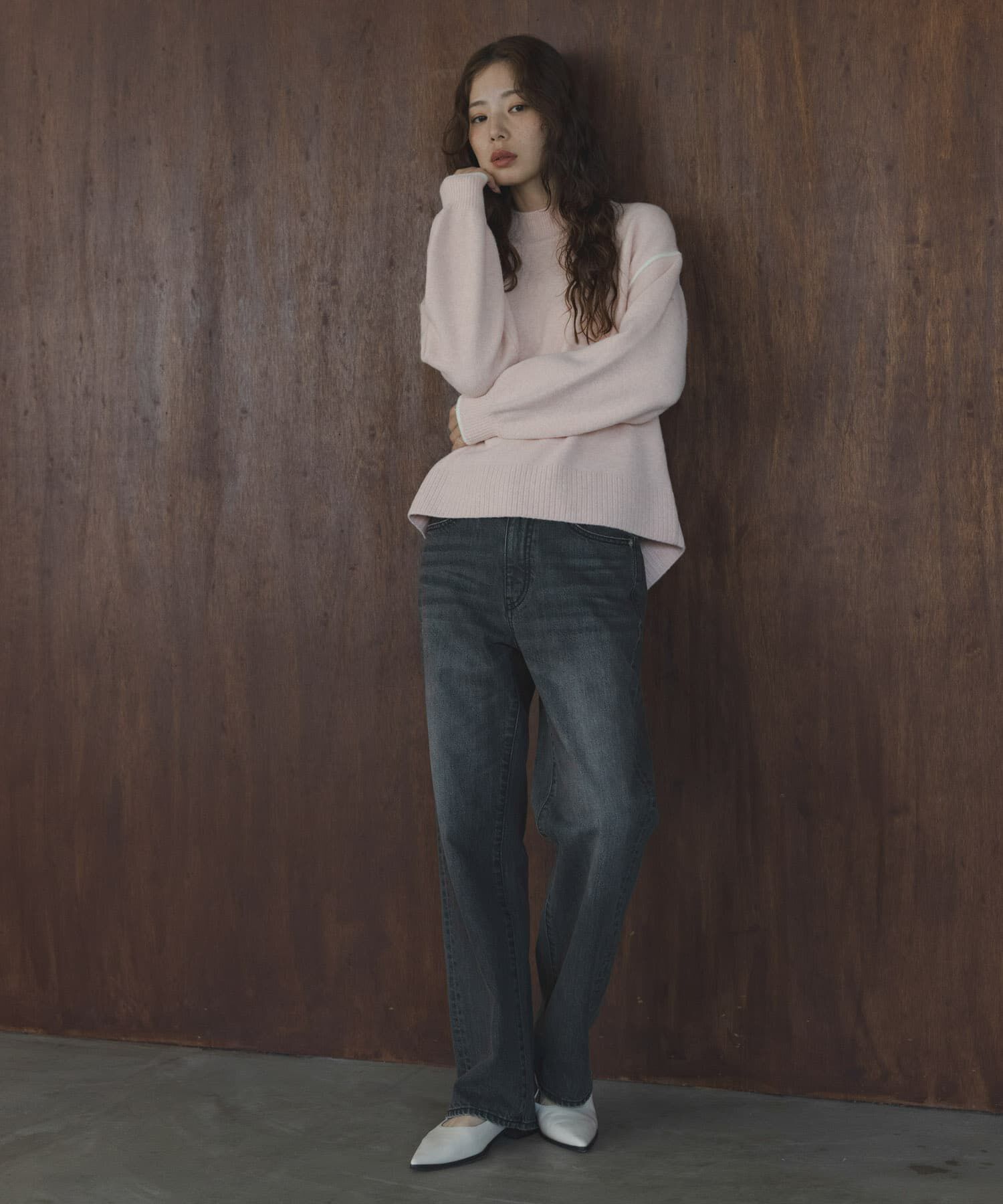 Sonny Label 「バックラウンドカラーシームニットプルオーバー」|ニット・セーター|