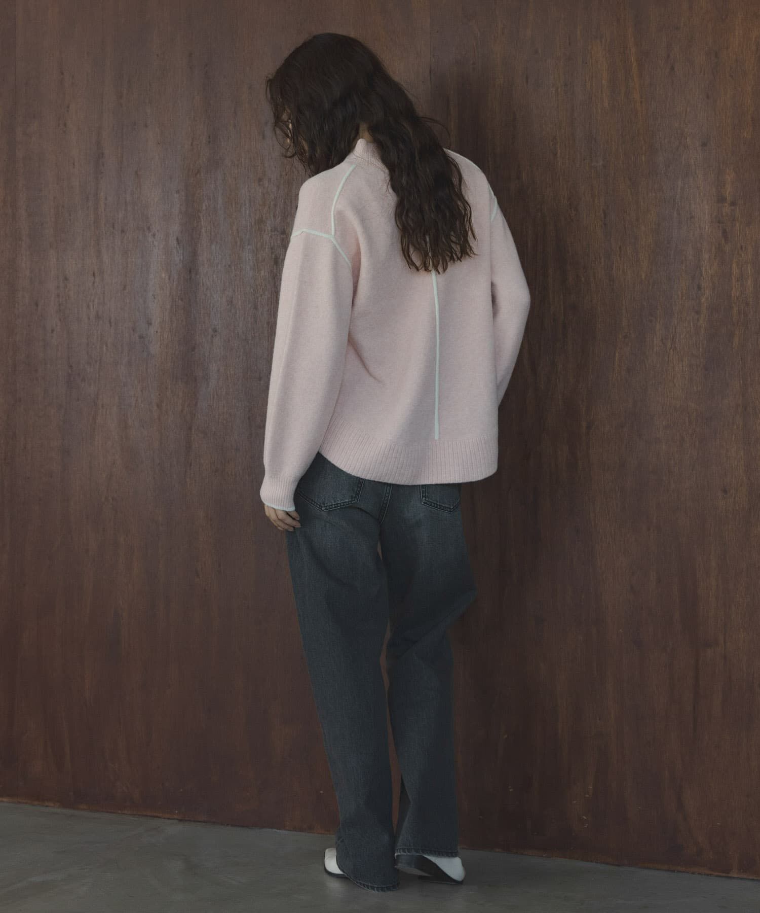 Sonny Label 「バックラウンドカラーシームニットプルオーバー」|ニット・セーター|