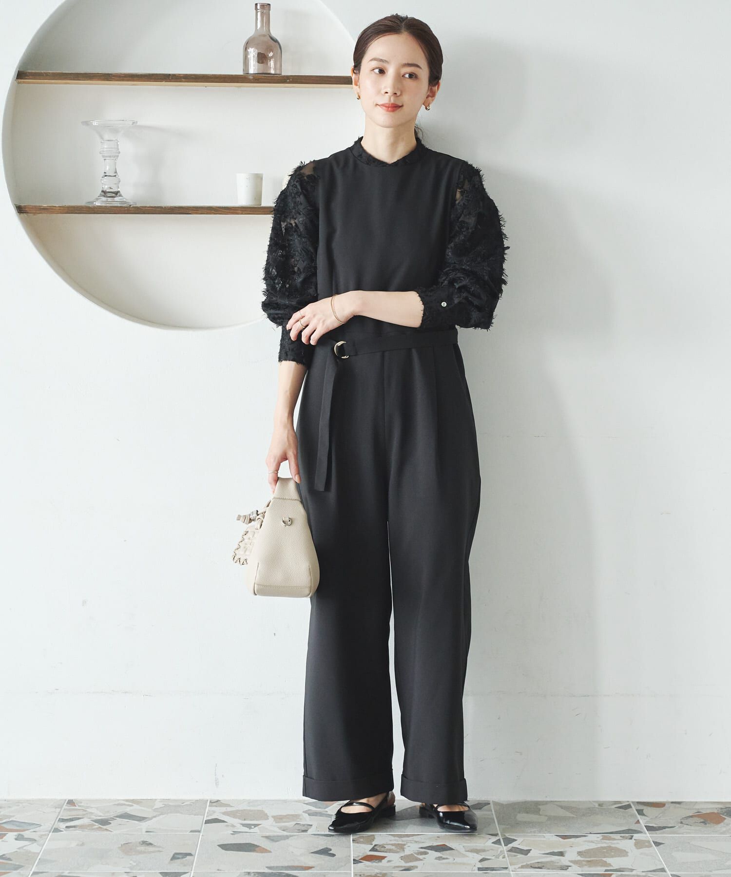 URBAN RESEARCH「『2サイズ展開』ベルト付きオールインワン」|オールインワン|