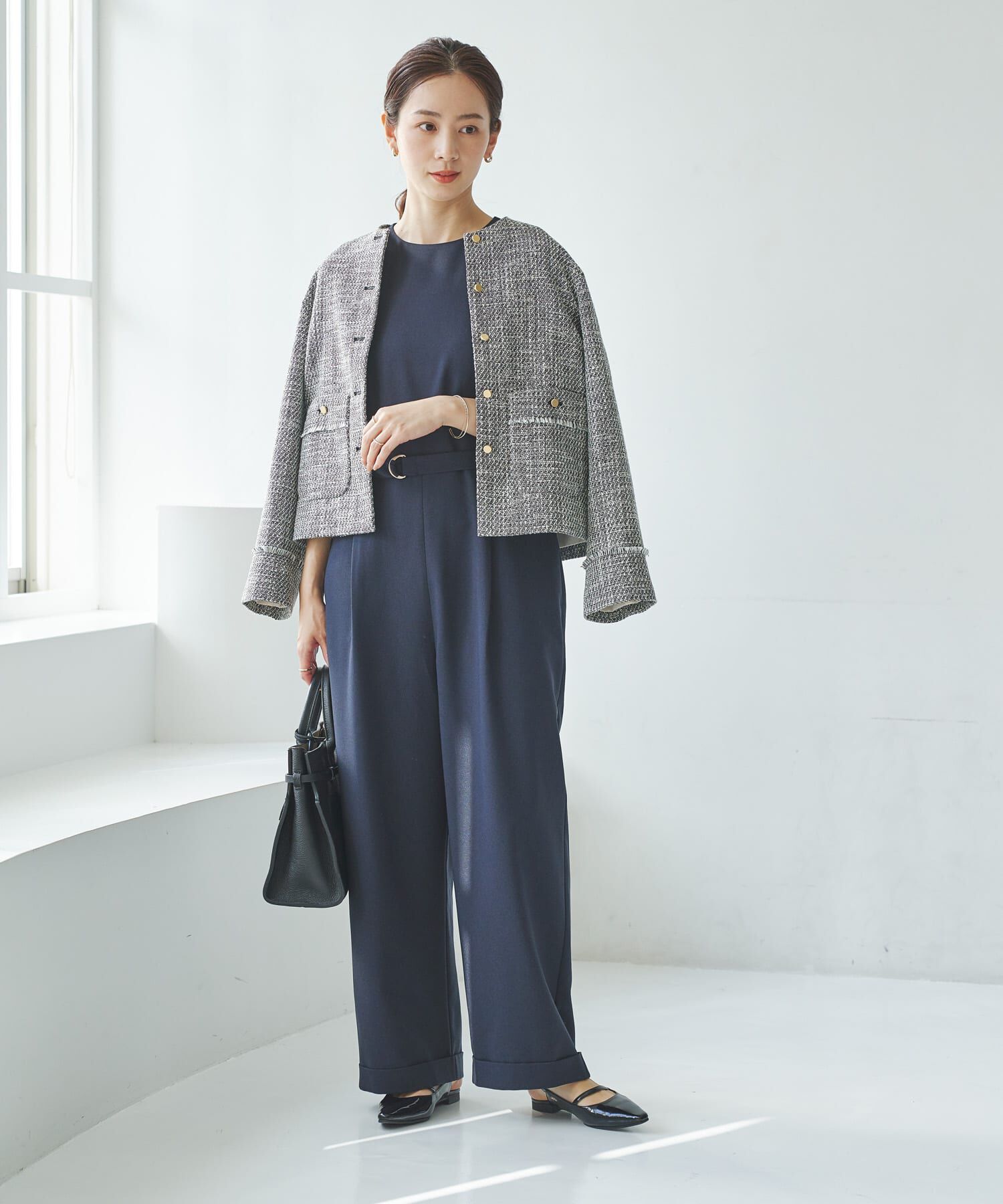 URBAN RESEARCH「『2サイズ展開』ベルト付きオールインワン」|オールインワン|