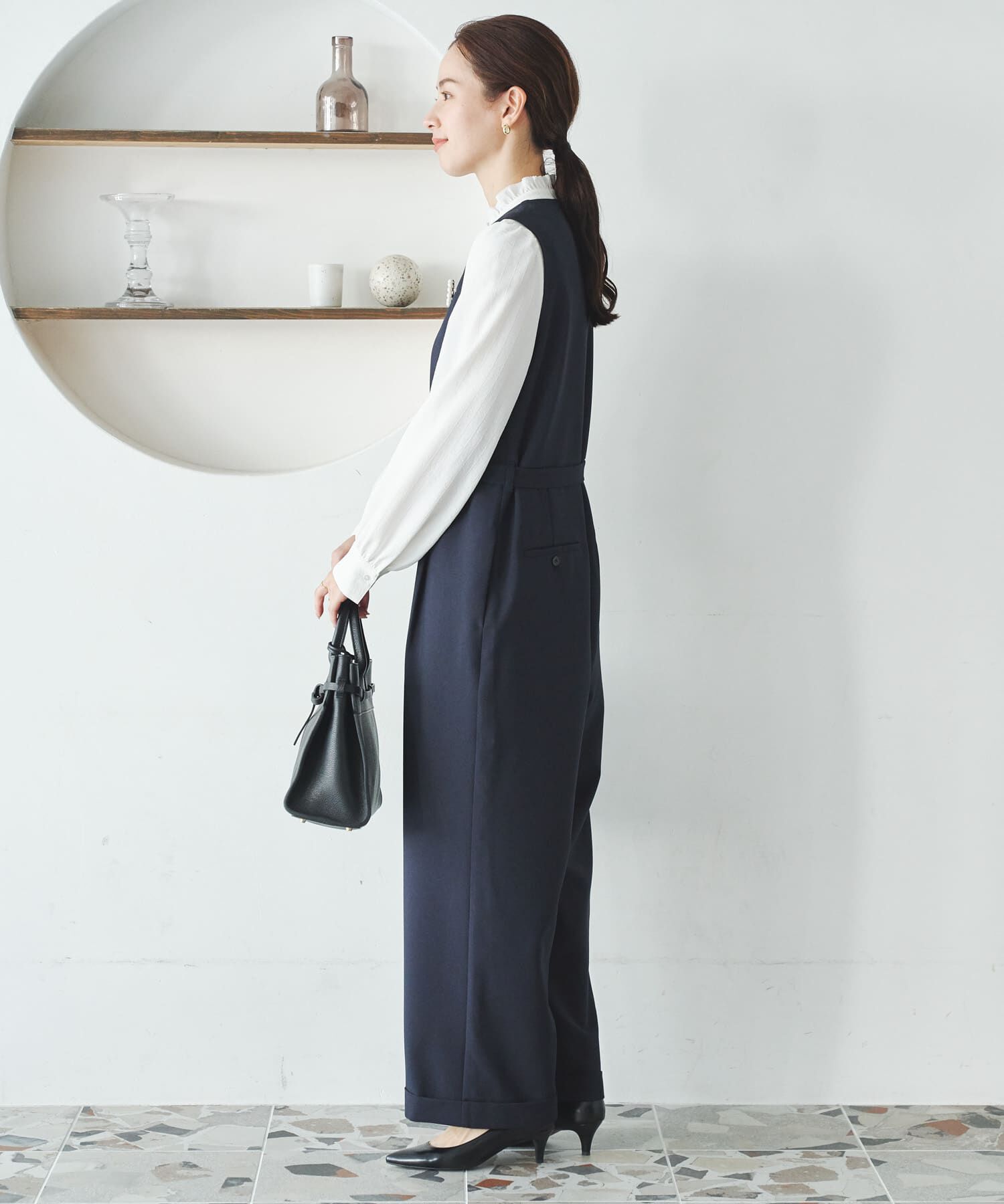 URBAN RESEARCH「『2サイズ展開』ベルト付きオールインワン」|オールインワン|