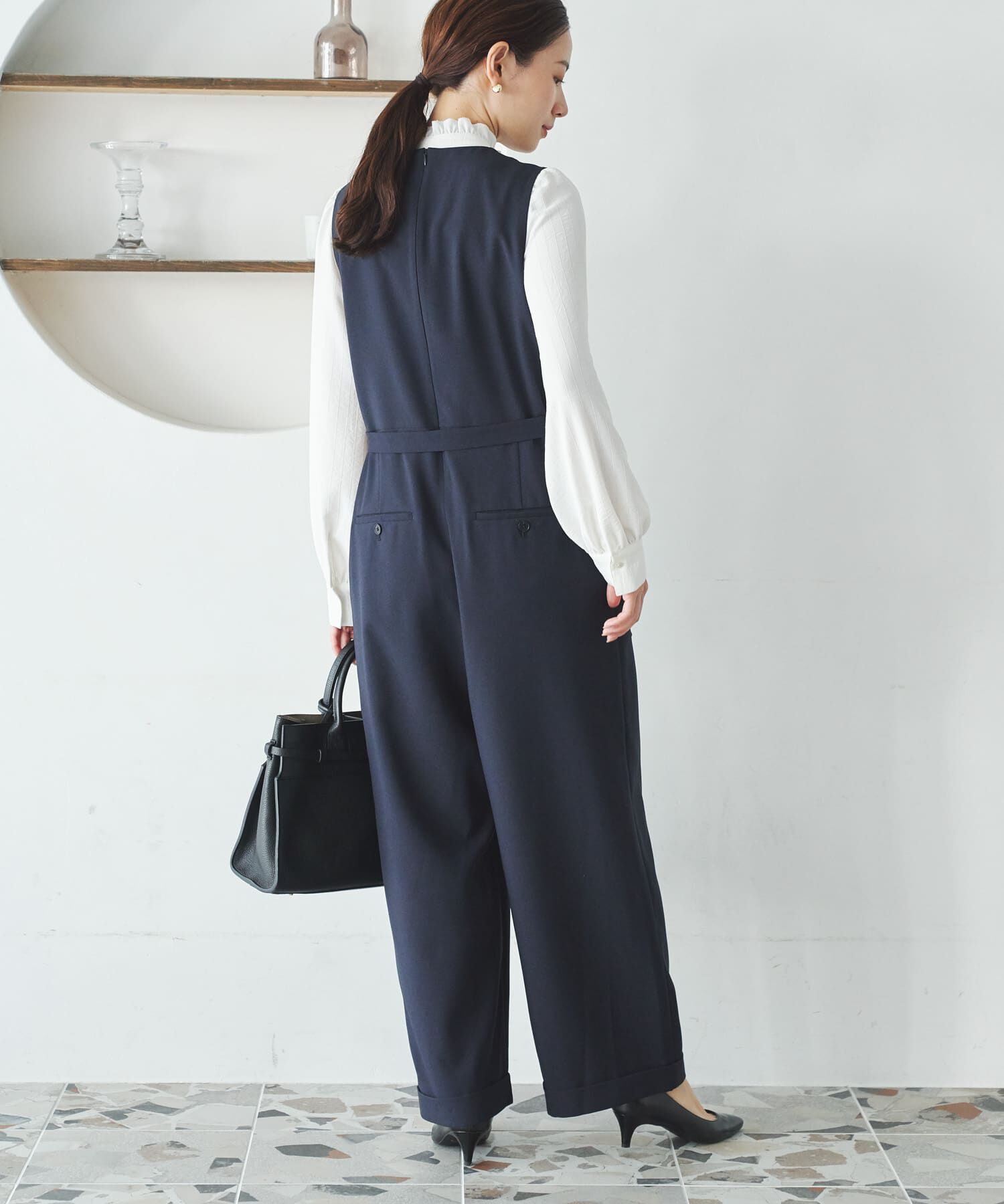 URBAN RESEARCH「『2サイズ展開』ベルト付きオールインワン」|オールインワン|