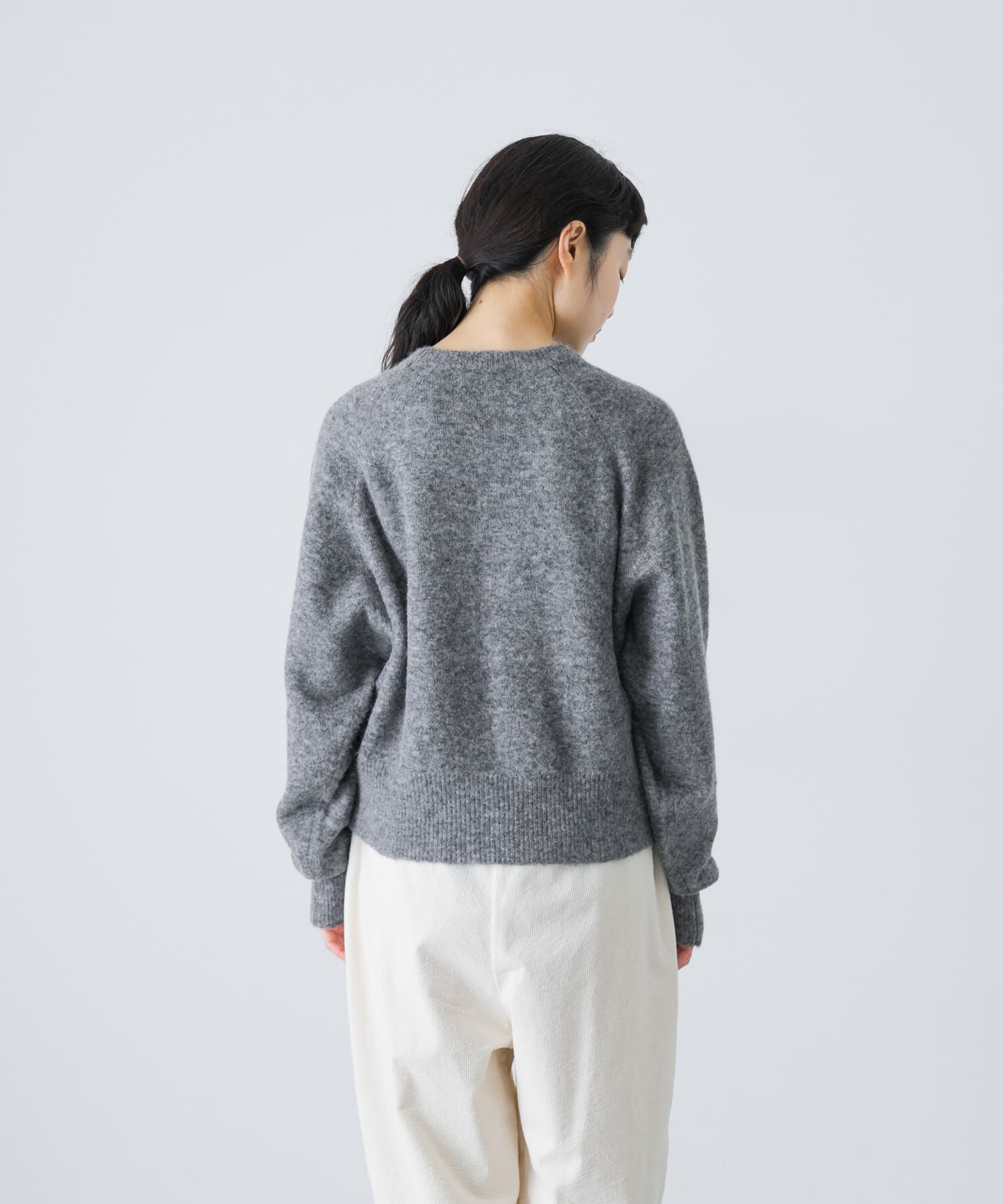 かぐれ「アルパカクルーネックニット」|ニット・セーター|