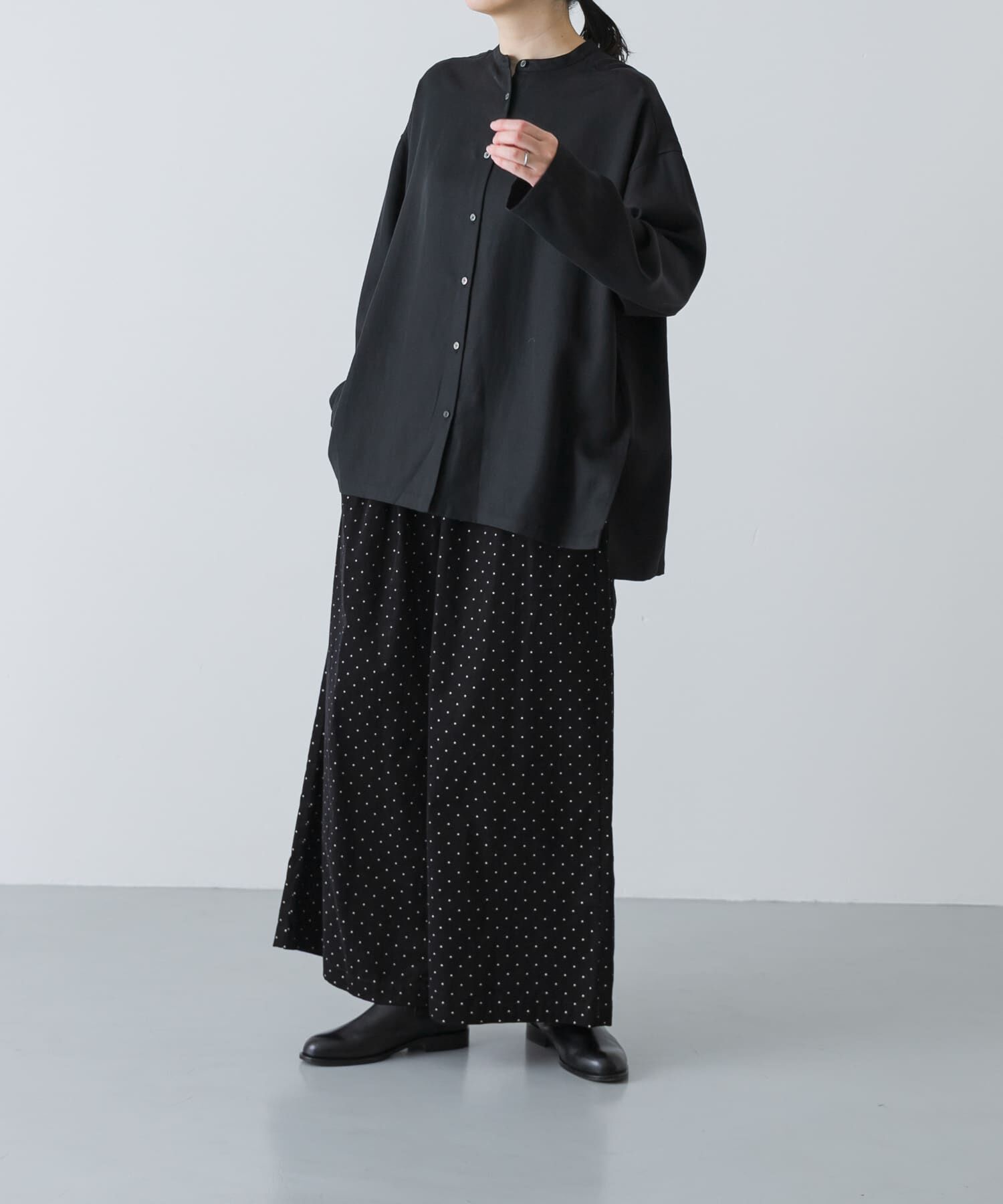 かぐれ「ドットコーデュロイワイドパンツ」|その他|