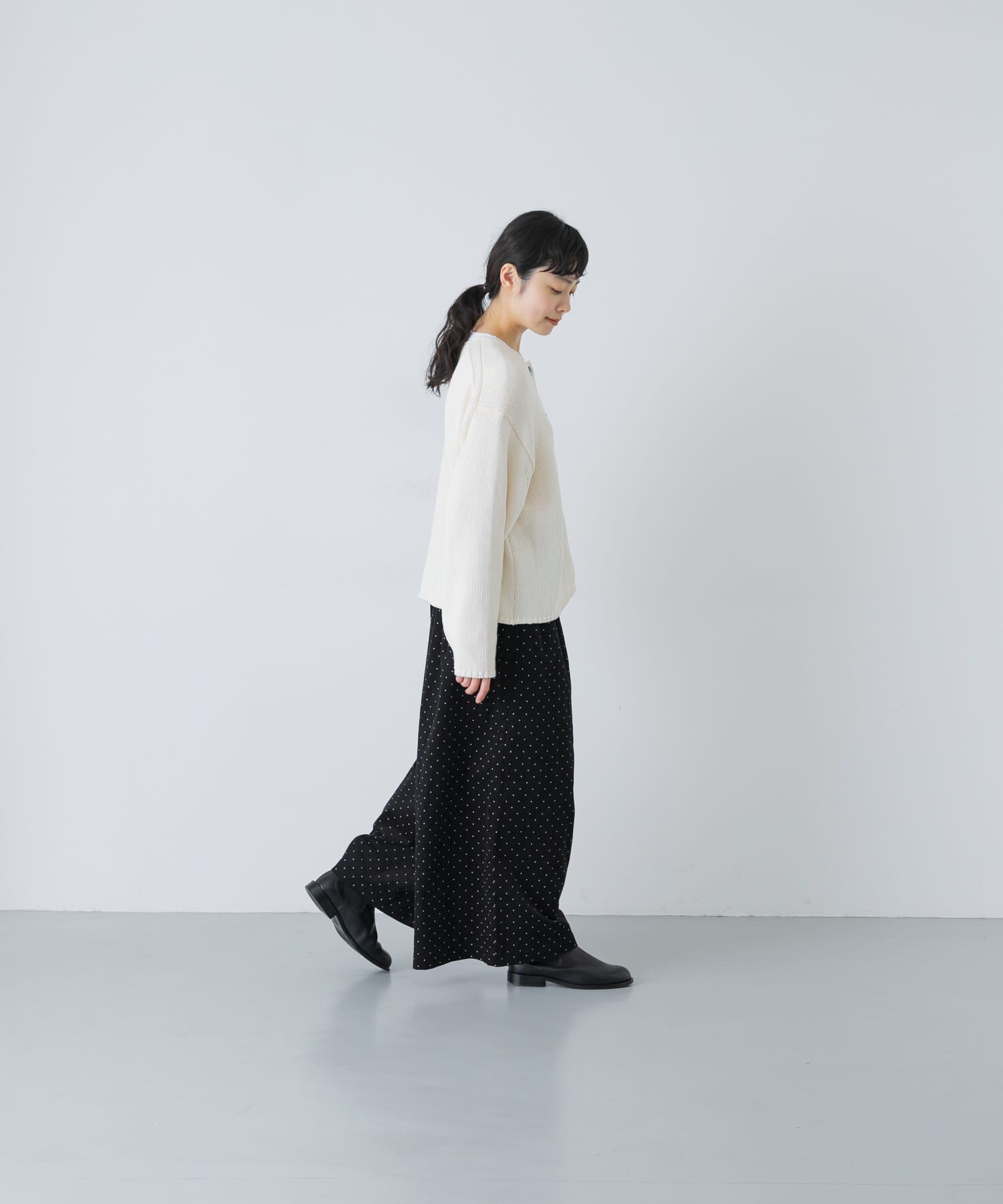 かぐれ「ドットコーデュロイワイドパンツ」|その他|