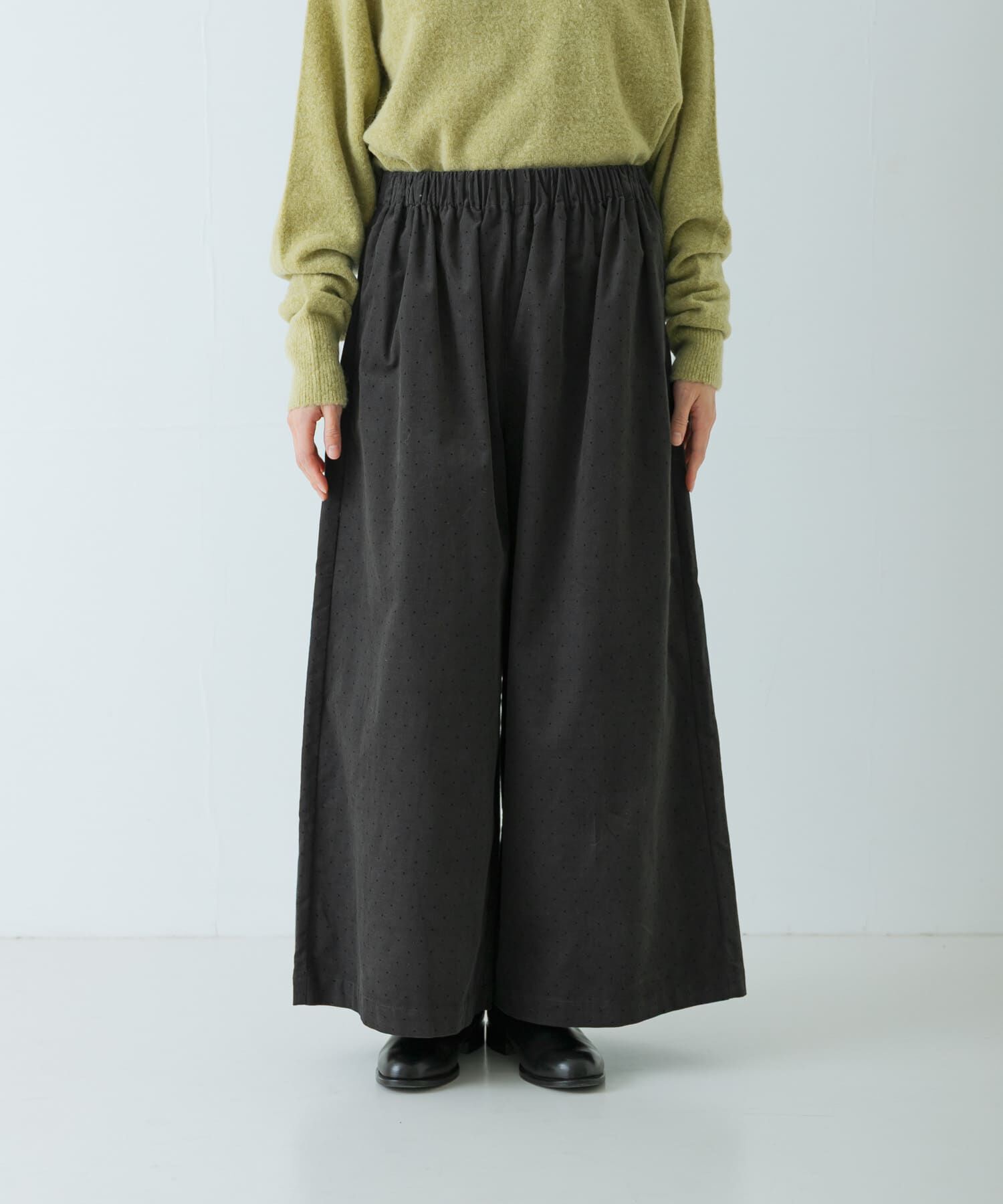 かぐれ「ドットコーデュロイワイドパンツ」|その他|